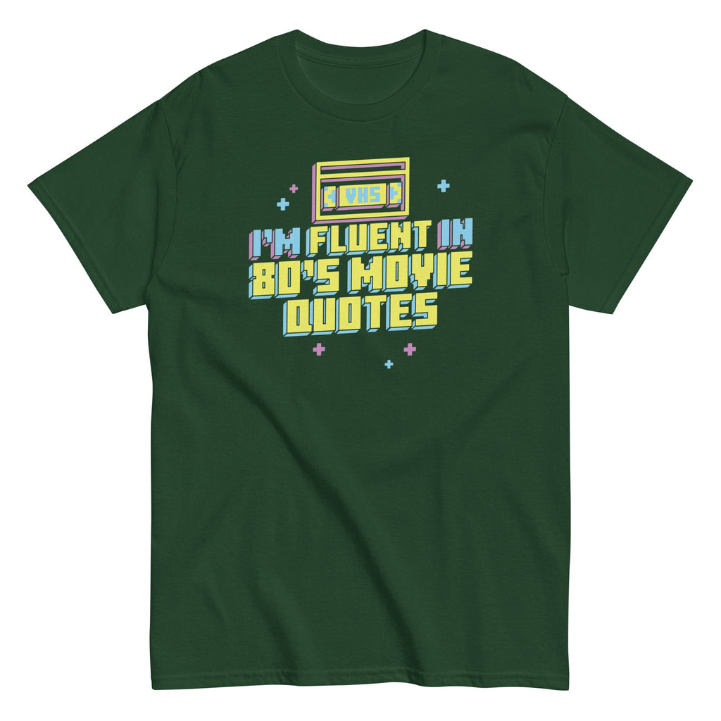 I'm Fluent In 80's Movie Quotes Men's Classic Tee