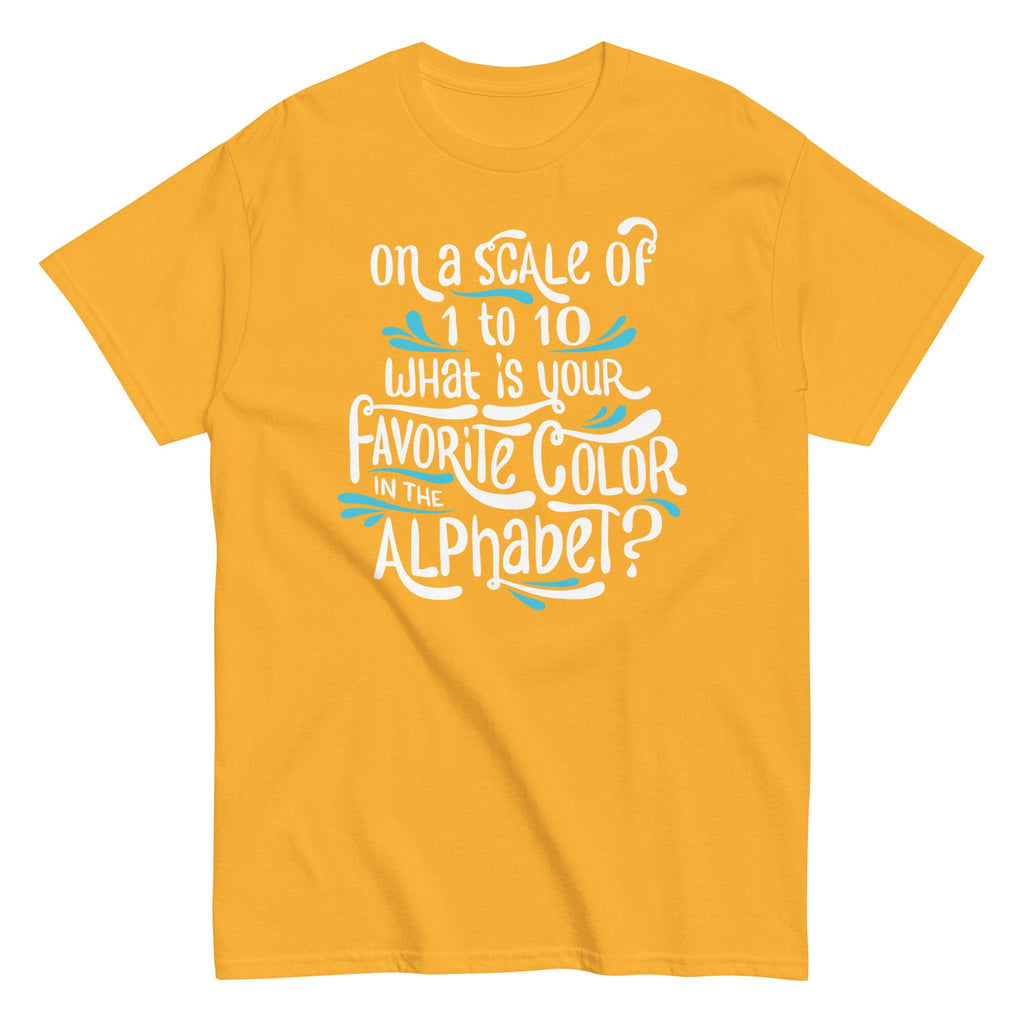 Favorite Color In The Alphabet Men's Classic Tee
