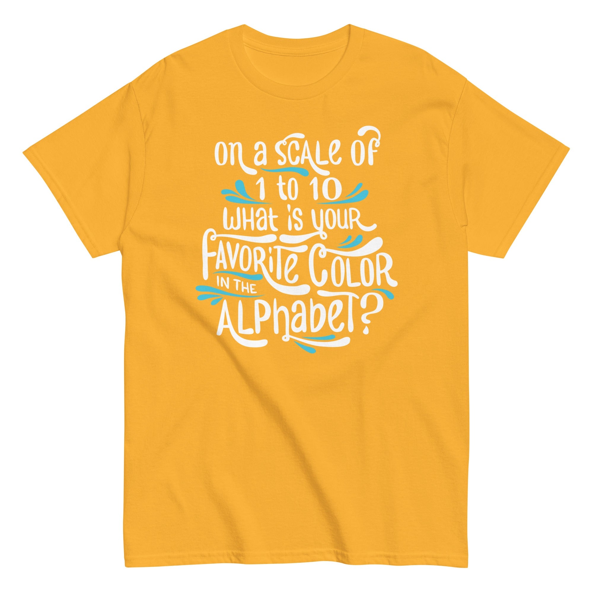 Favorite Color In The Alphabet Men's Classic Tee