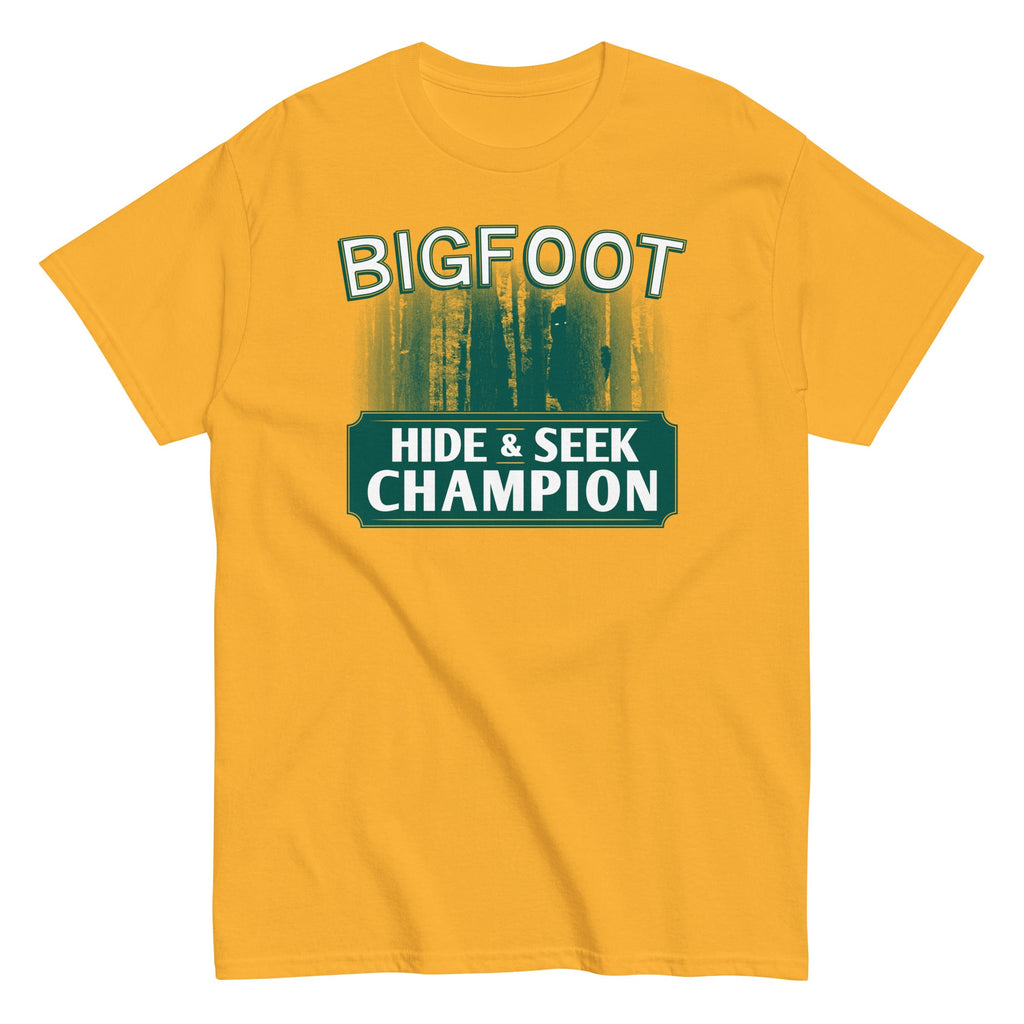 Bigfoot Hide And Seek Champion Men's Classic Tee