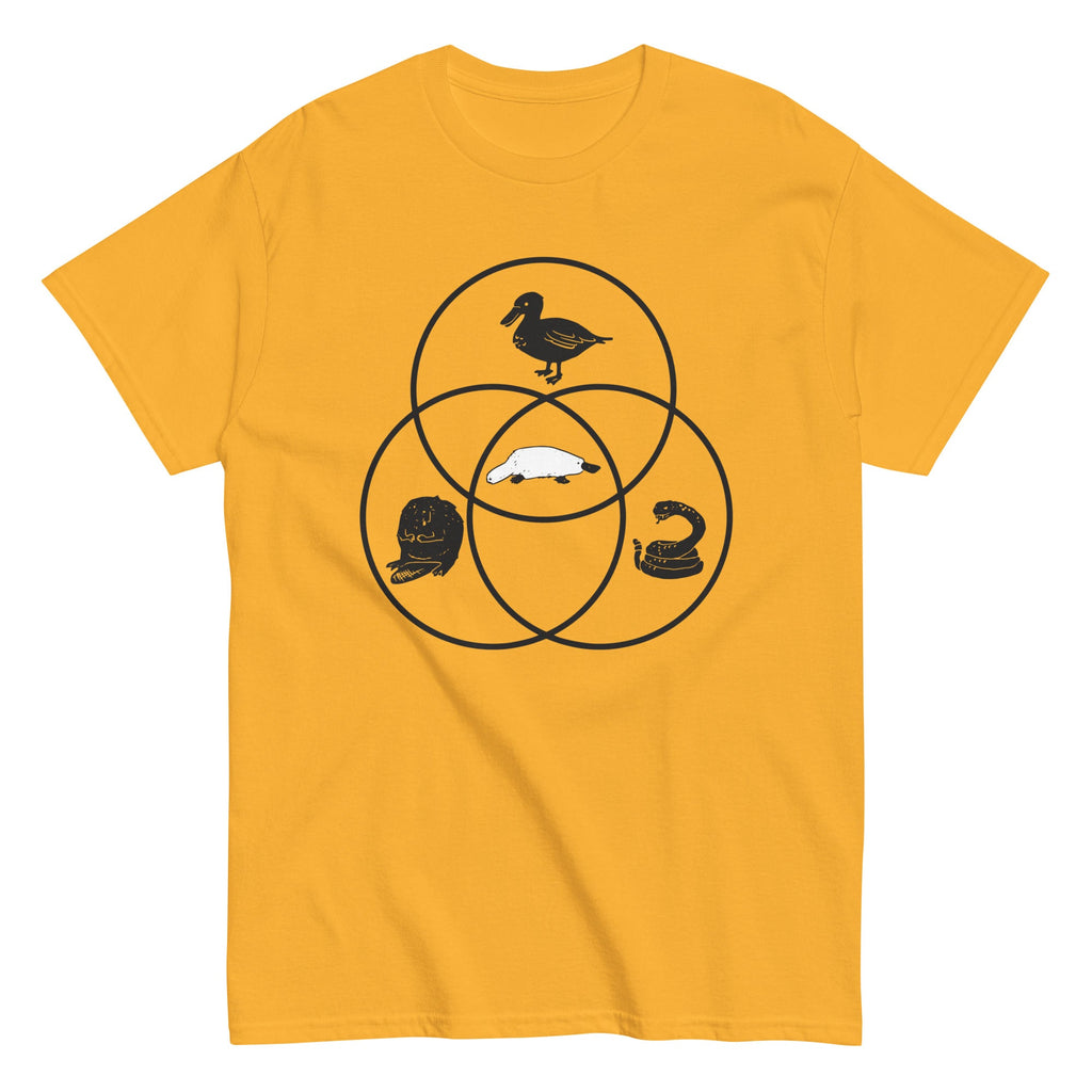 Platypus Venn Diagram Men's Classic Tee