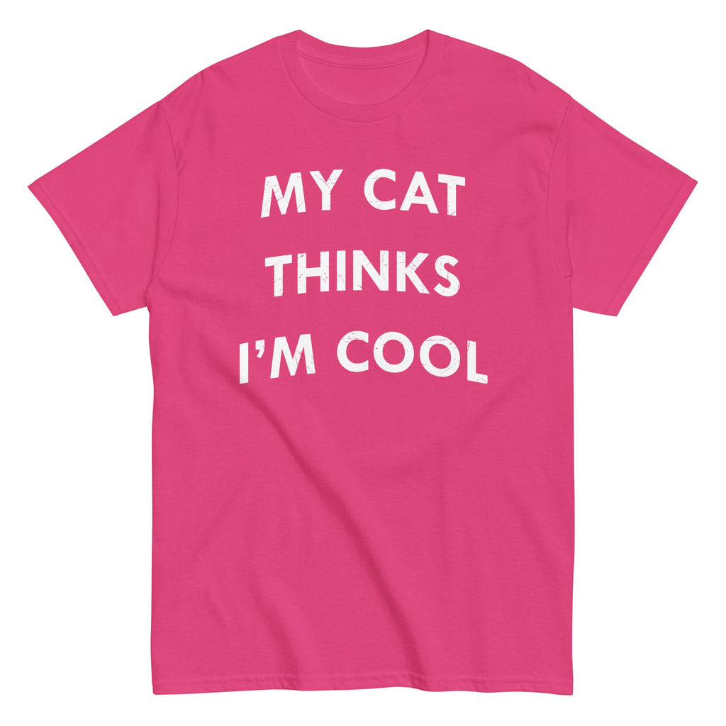 My Cat Thinks I'm Cool Men's Classic Tee