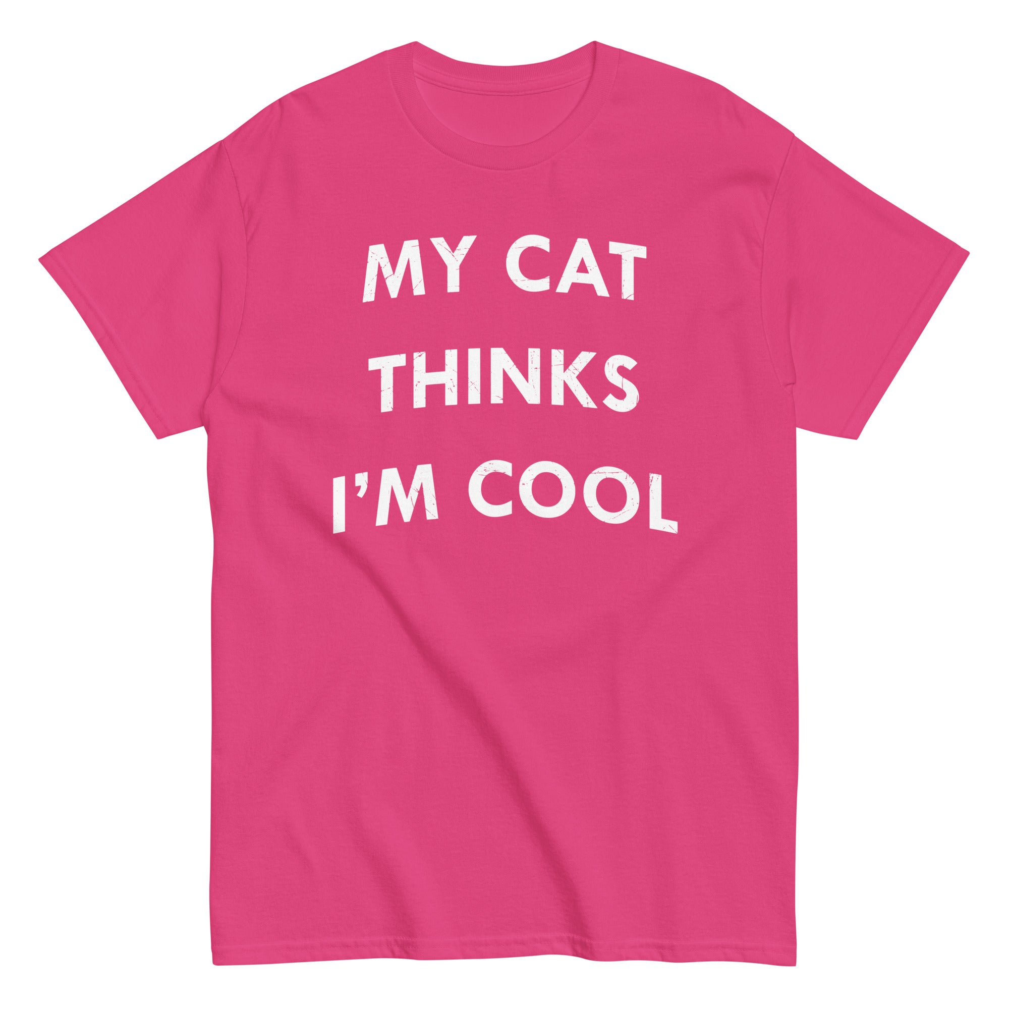My Cat Thinks I'm Cool Men's Classic Tee