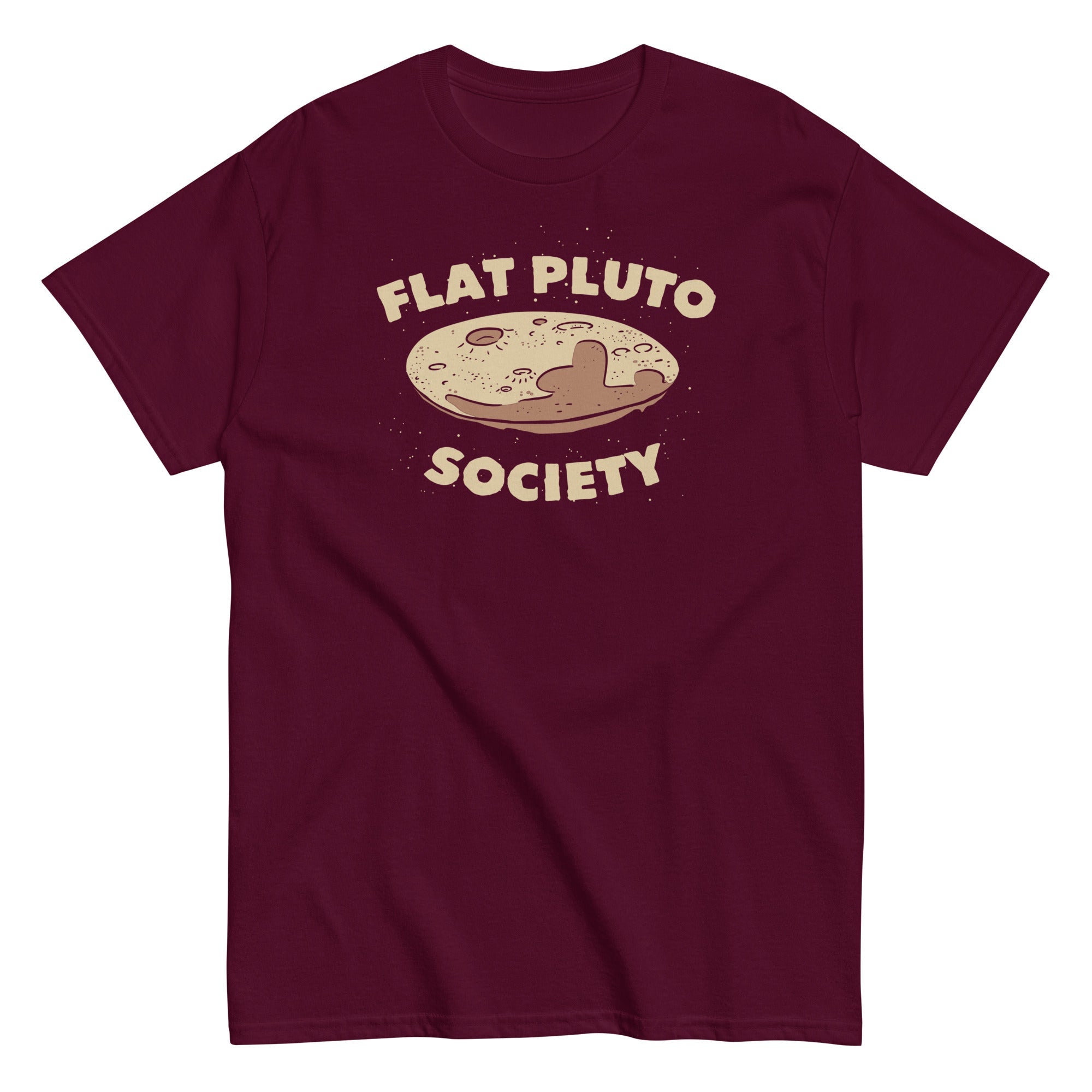 Flat Pluto Society Men's Classic Tee
