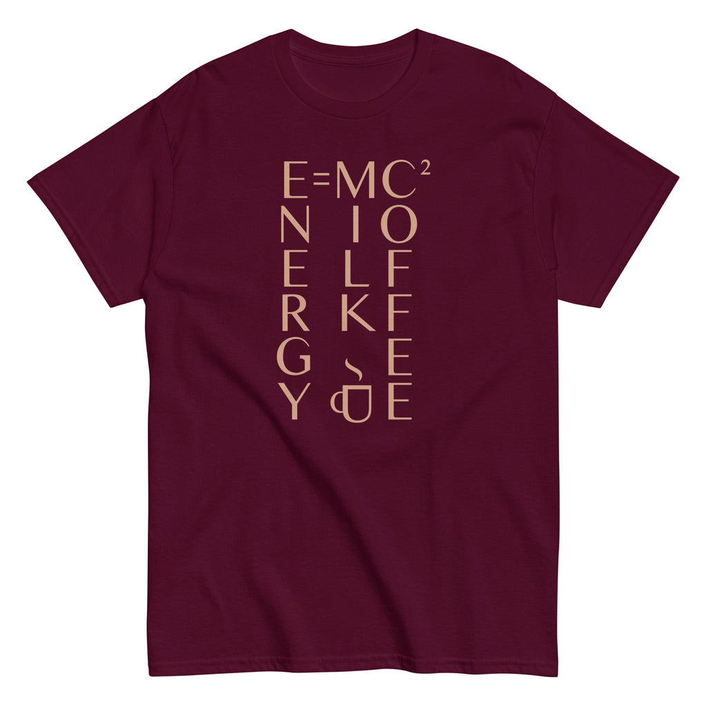 Energy Equals Milk Times Coffee Squared Men's Classic Tee