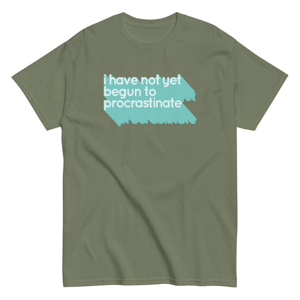 Not Begun To Procrastinate Men's Classic Tee