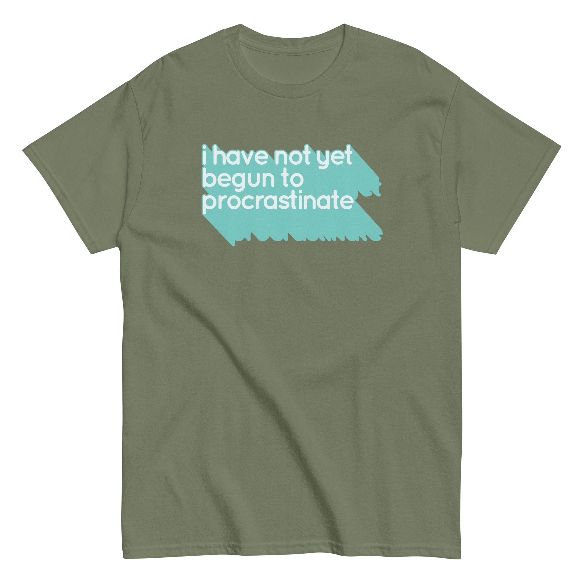 Not Begun To Procrastinate Men's Classic Tee