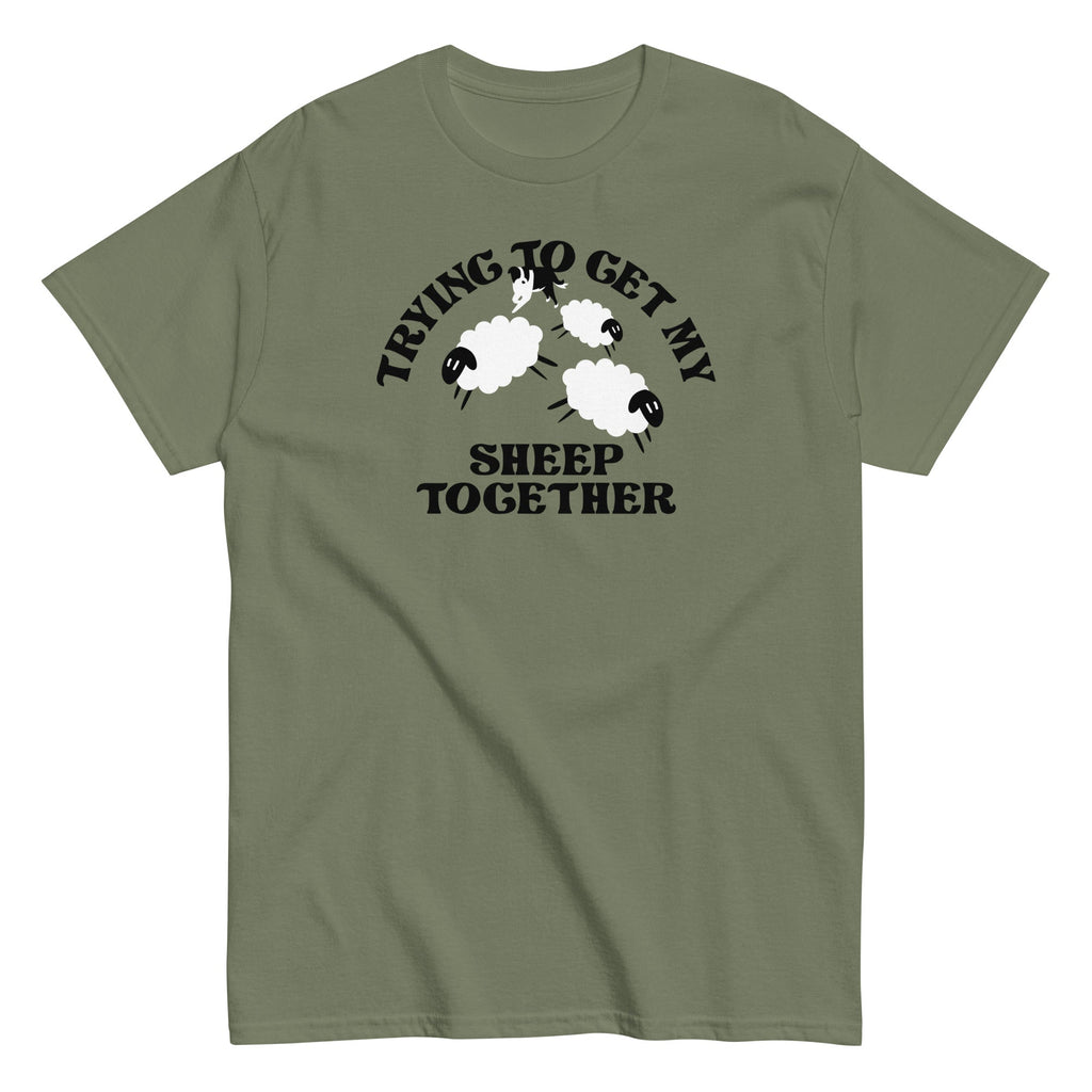 Trying To Get My Sheep Together Men's Classic Tee