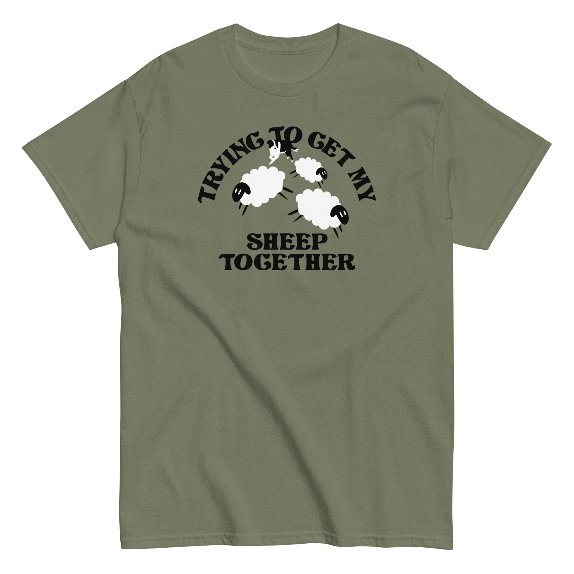 Trying To Get My Sheep Together Men's Classic Tee