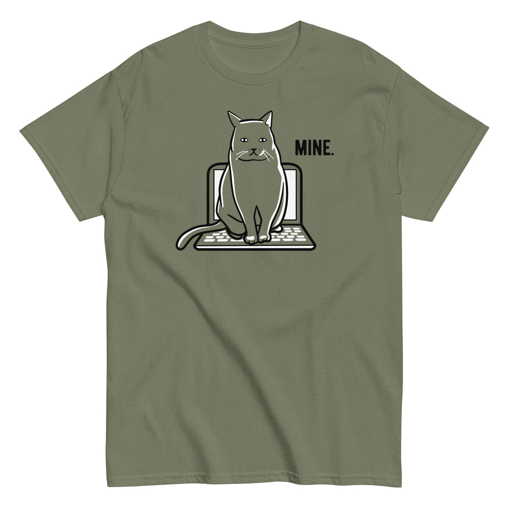 Mine Computer Cat Men's Classic Tee