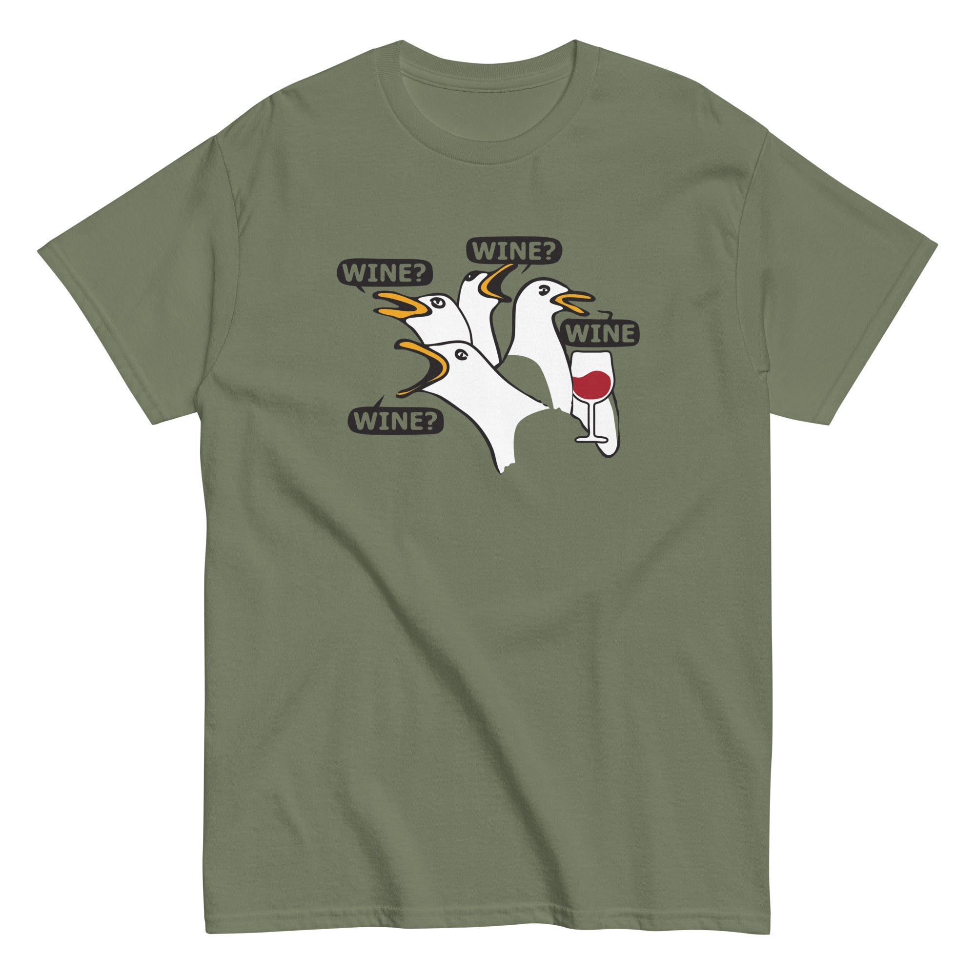 Wine Wine Wine Wine Men's Classic Tee