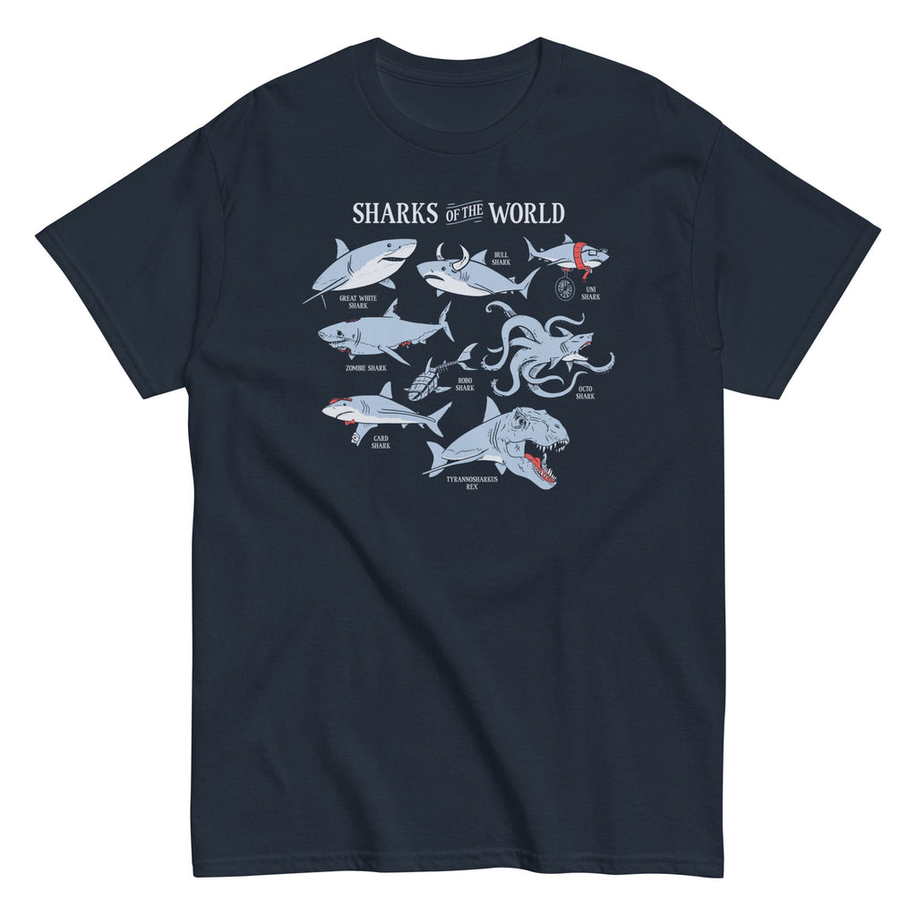 Sharks Of The World Men's Classic Tee