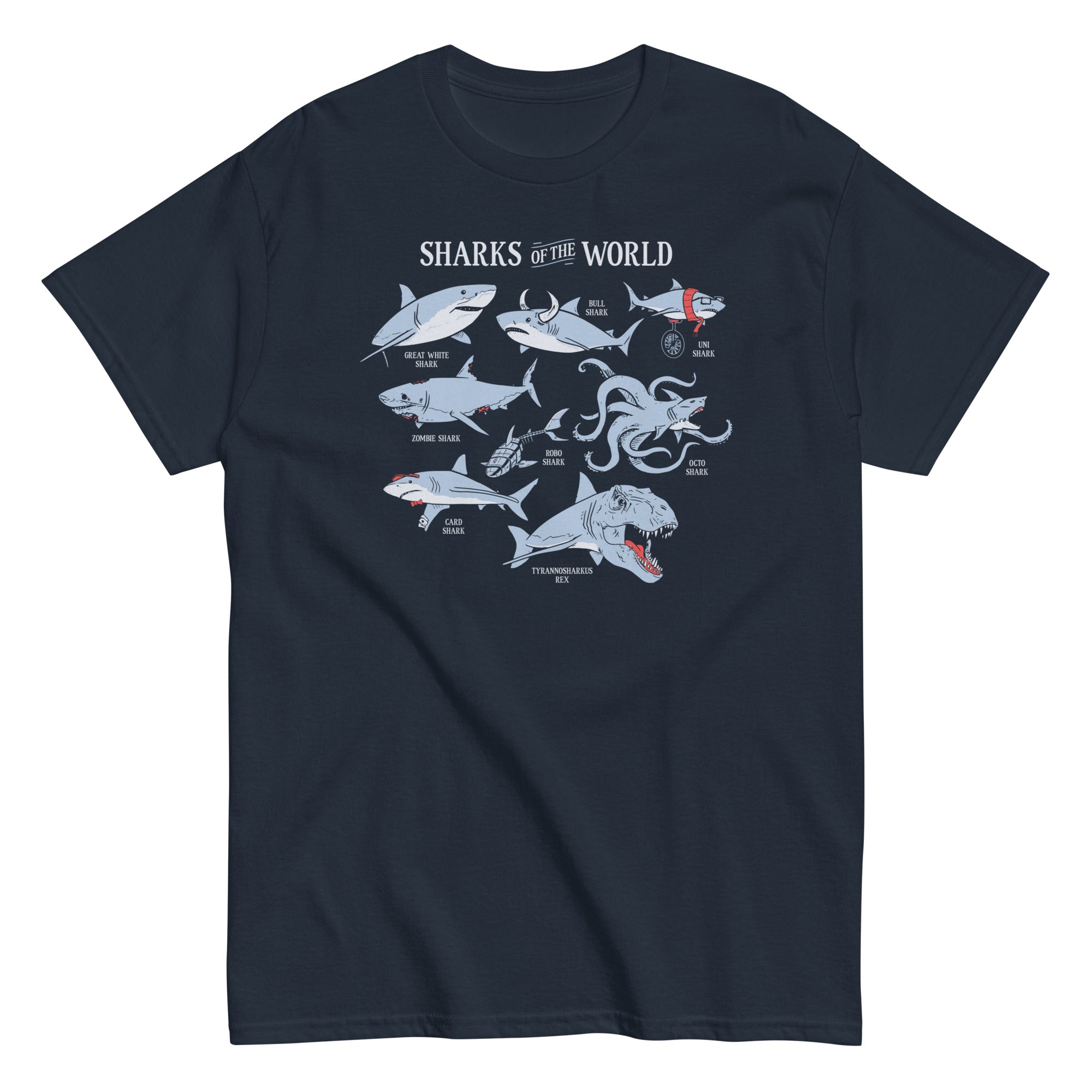 Sharks Of The World Men's Classic Tee