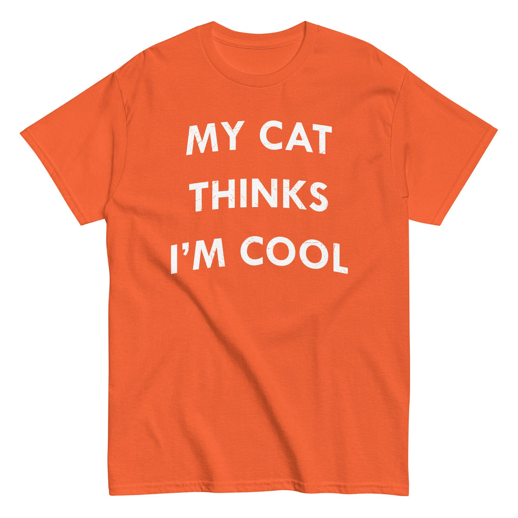 My Cat Thinks I'm Cool Men's Classic Tee