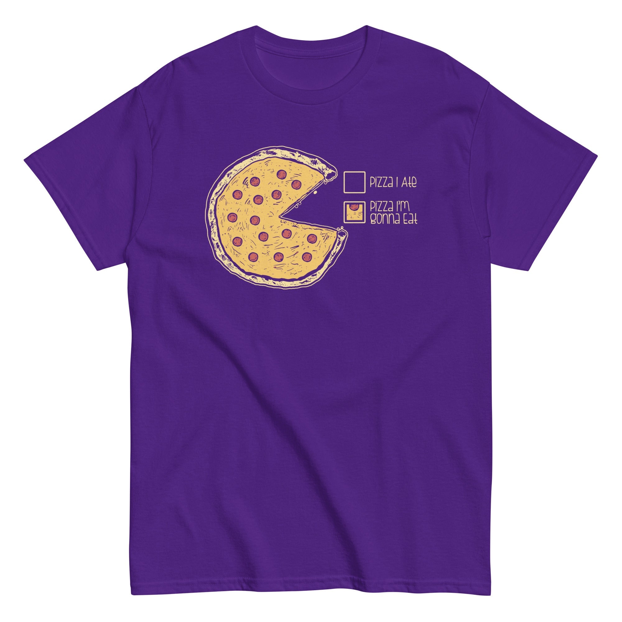 Pizza Pie Chart Men's Classic Tee