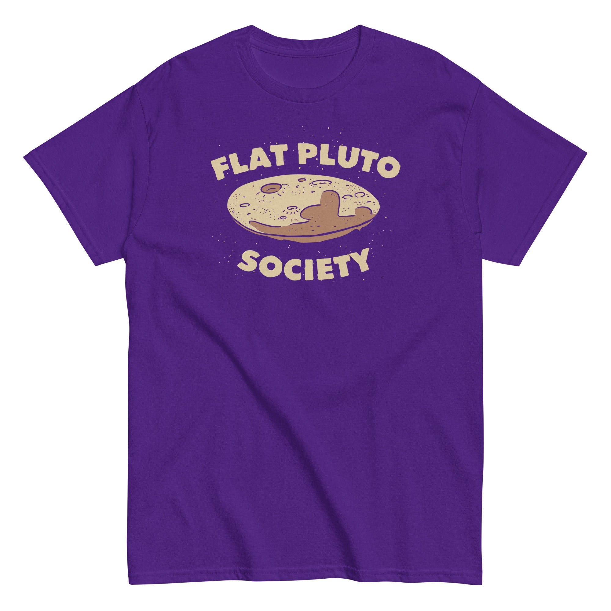 Flat Pluto Society Men's Classic Tee