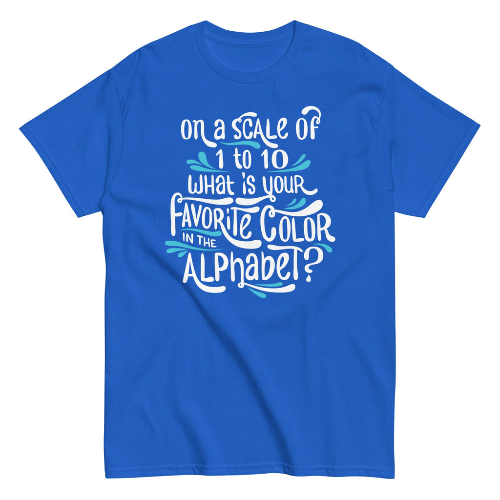 Favorite Color In The Alphabet Men's Classic Tee
