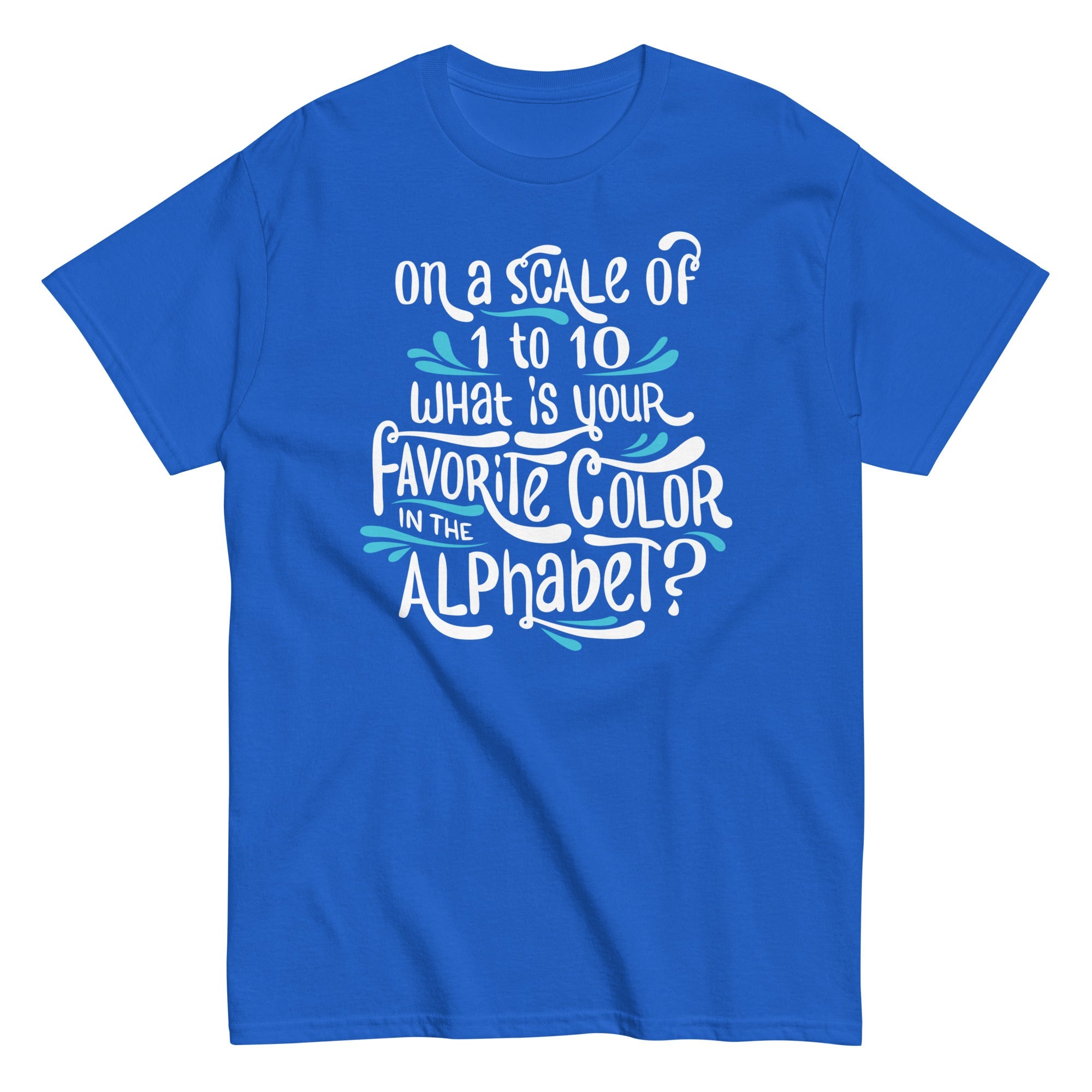 Favorite Color In The Alphabet Men's Classic Tee