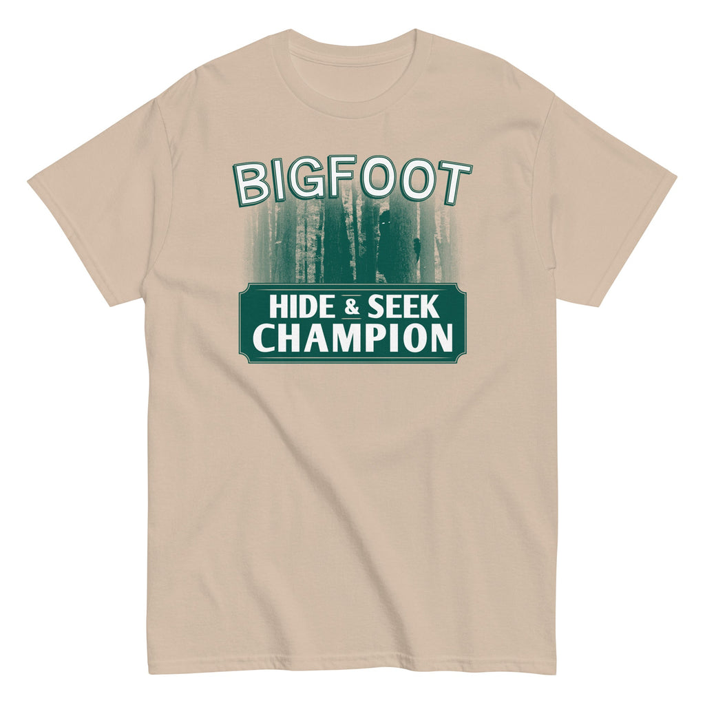 Bigfoot Hide And Seek Champion Men's Classic Tee