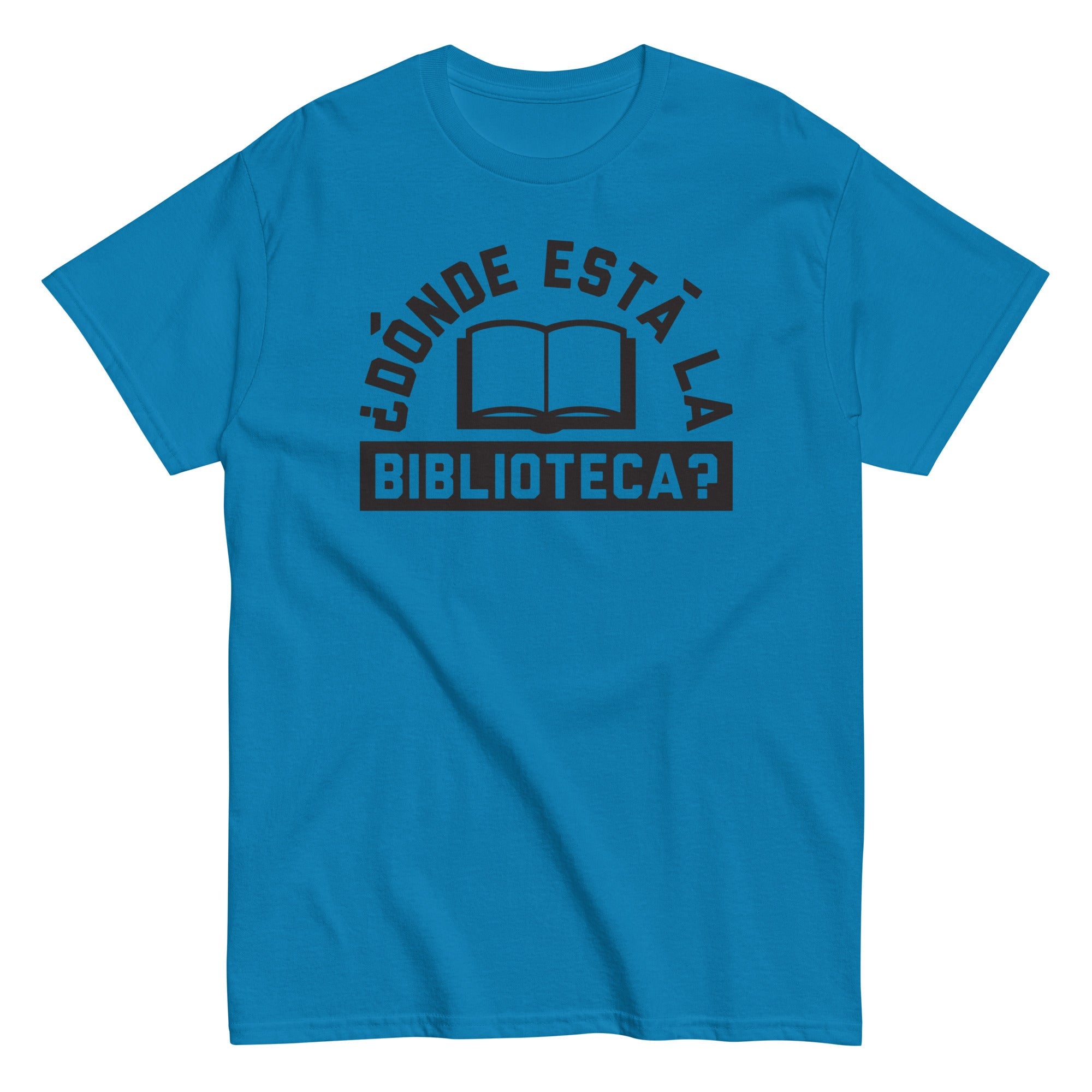 Donde Esta La Biblioteca? Men's Classic Tee