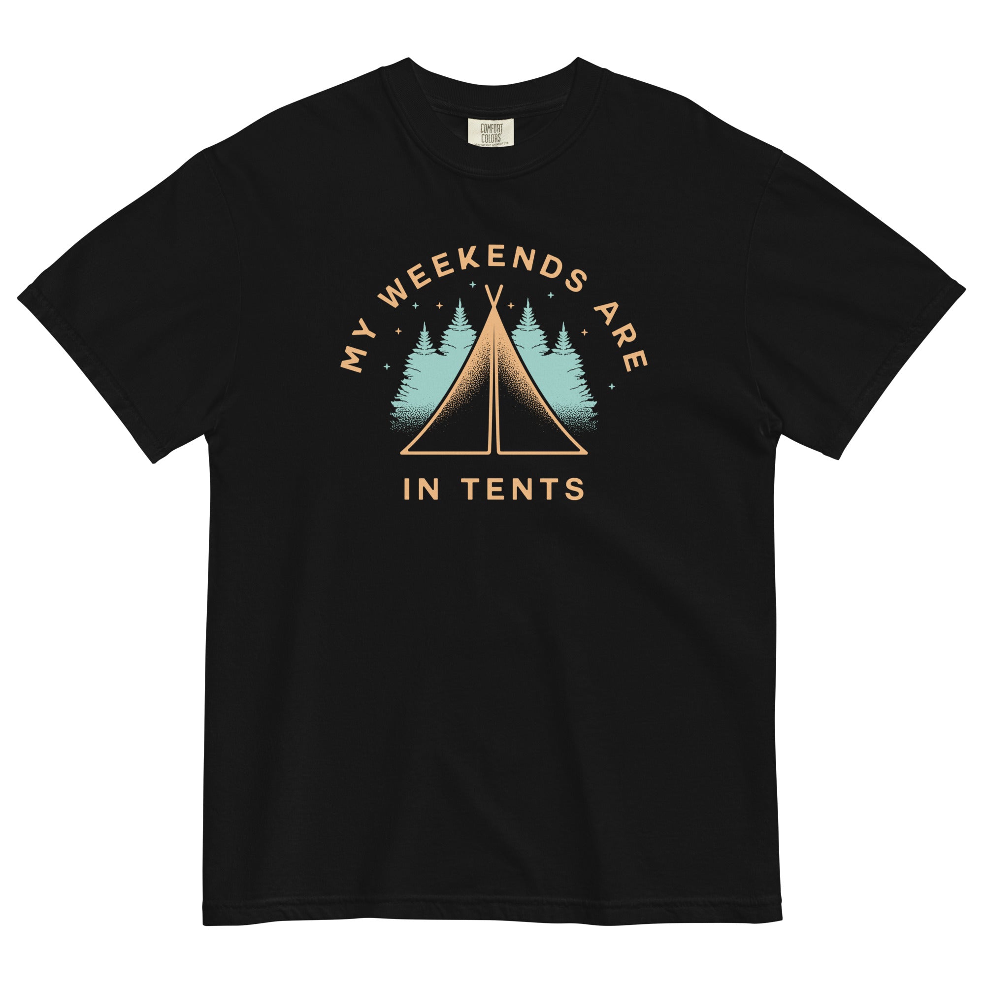 My Weekends Are In Tents Men's Relaxed Fit Tee