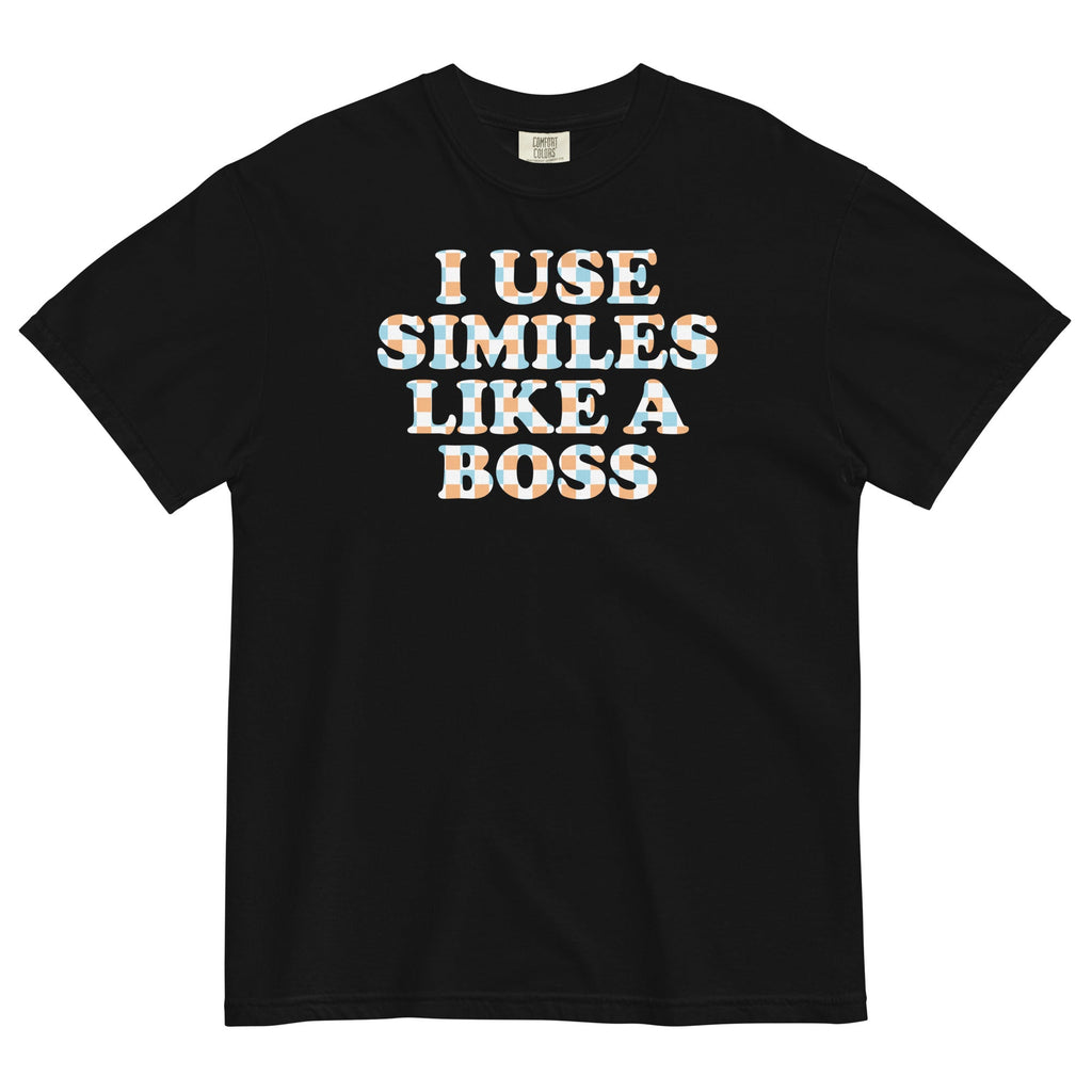 I Use Similes Like A Boss Men's Relaxed Fit Tee