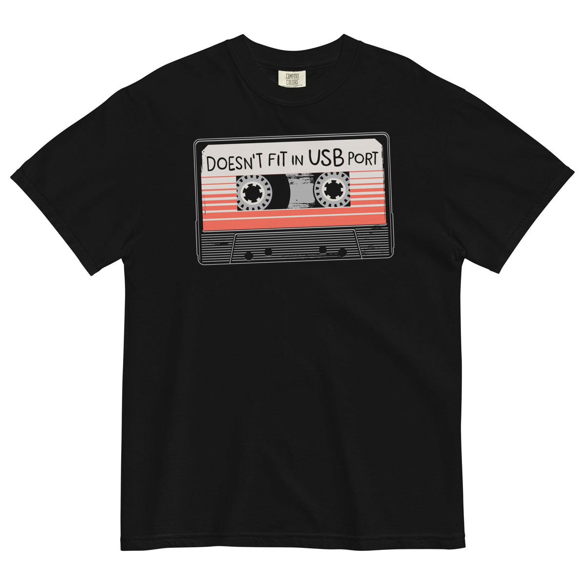 Doesn't Fit In USB Port Men's Relaxed Fit Tee