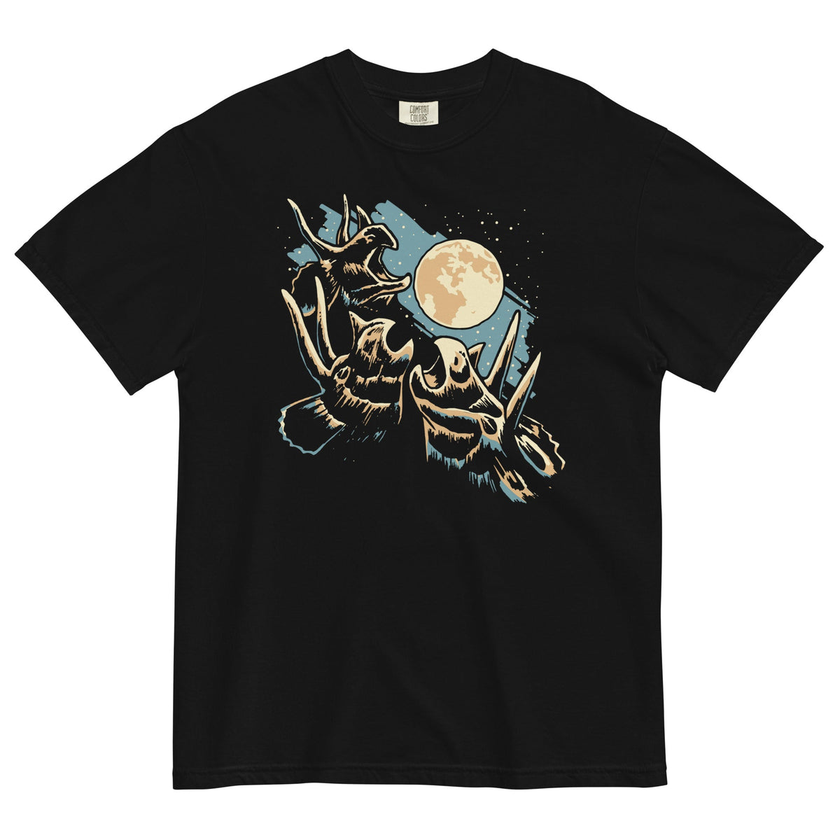 3 Tri Moon Men's Relaxed Fit Tee