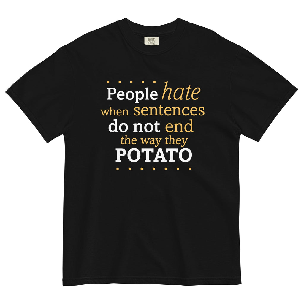 Sentences That End In Potato Men's Relaxed Fit Tee