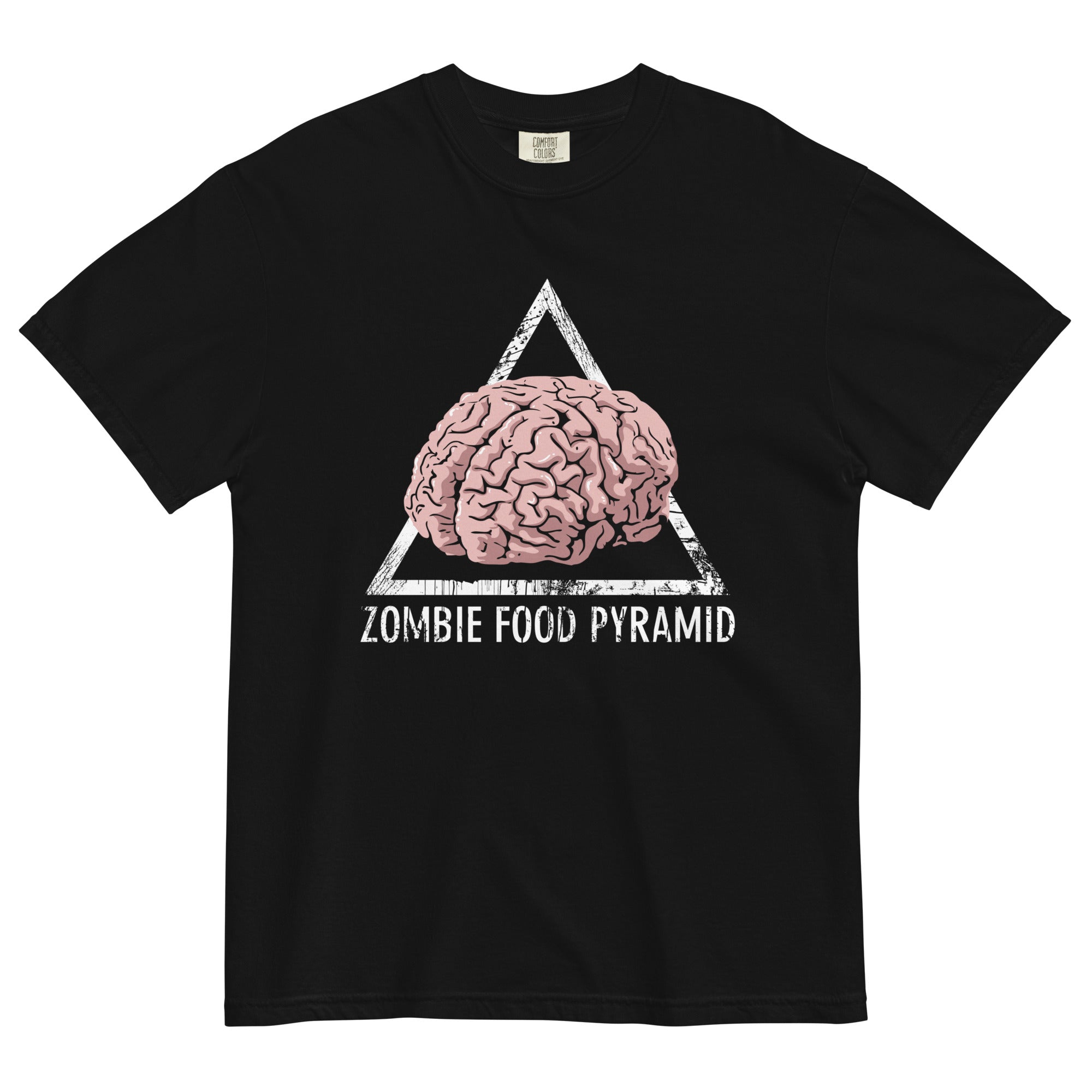 Zombie Food Pyramid Men's Relaxed Fit Tee