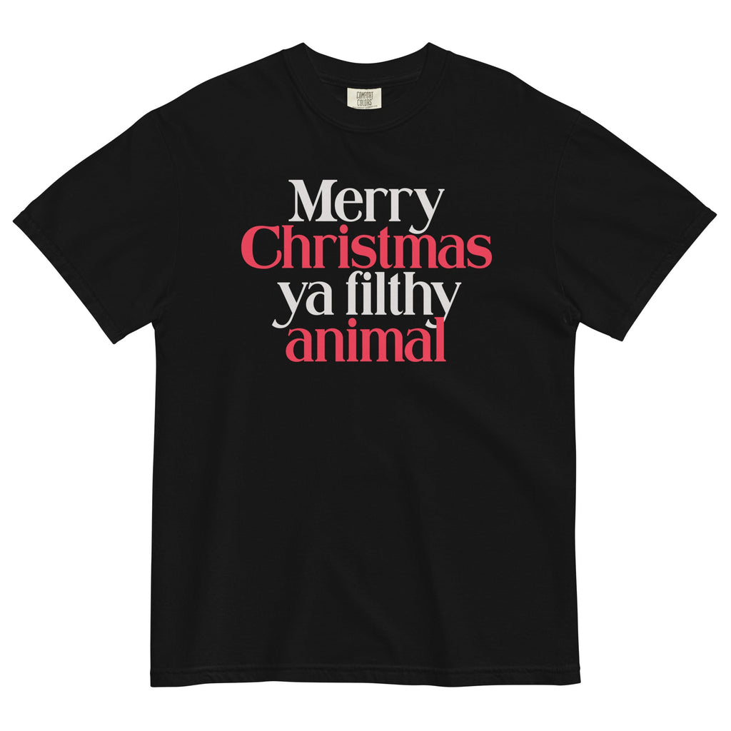 Merry Christmas Ya Filthy Animal Men's Relaxed Fit Tee