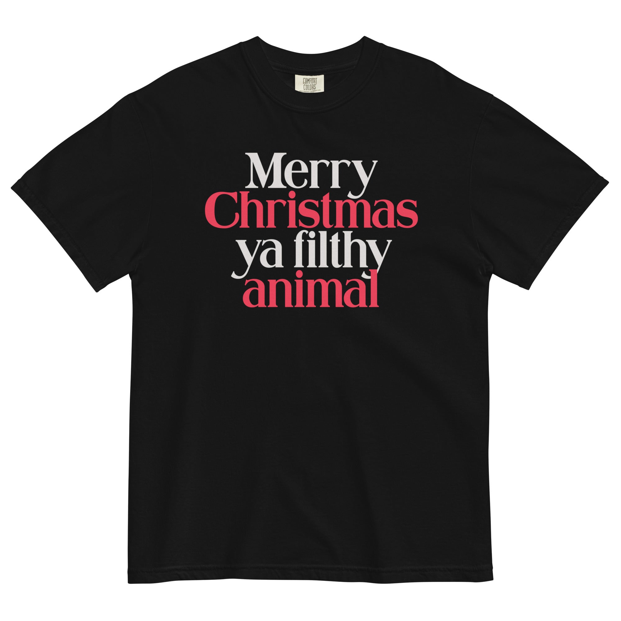 Merry Christmas Ya Filthy Animal Men's Relaxed Fit Tee