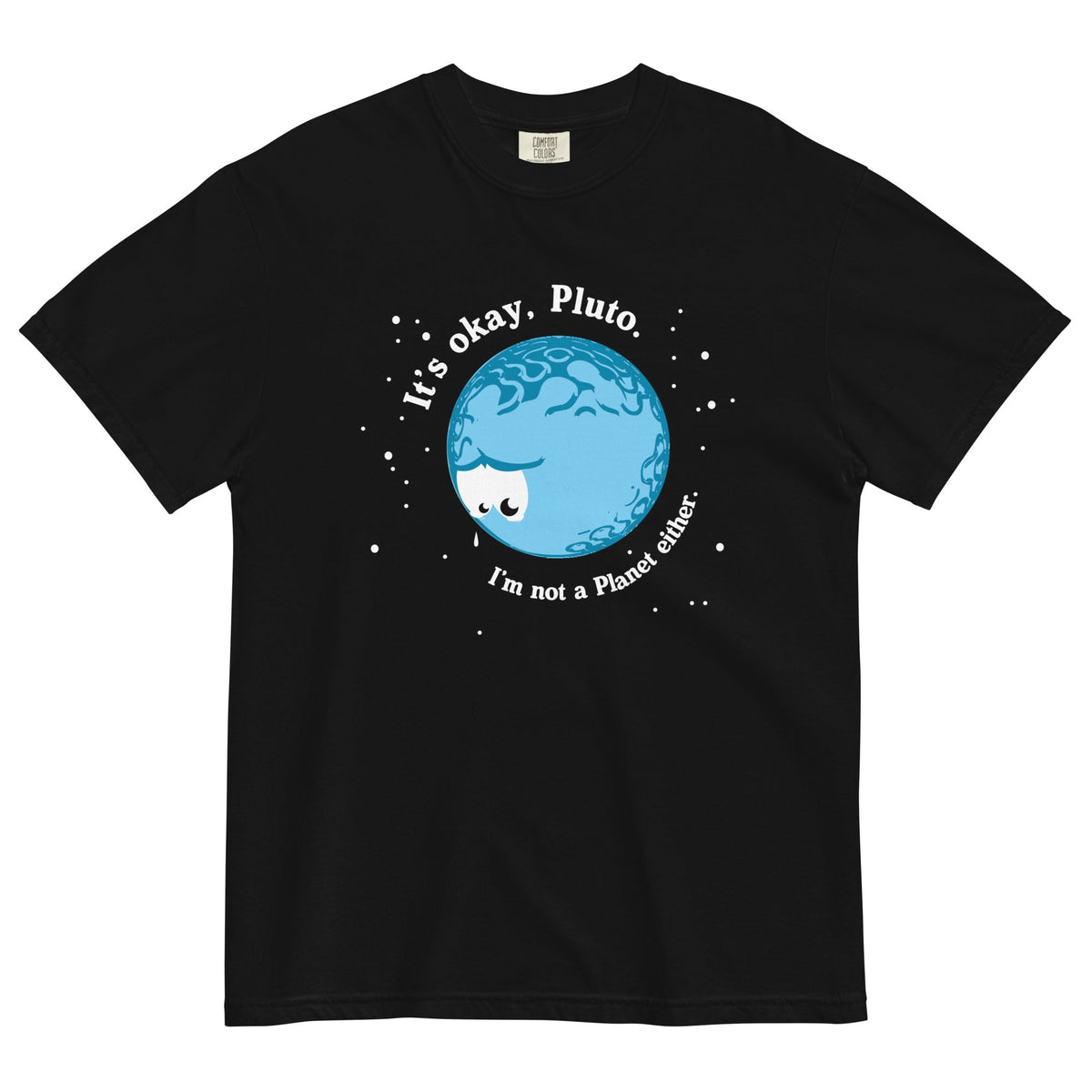 It's Okay Pluto Men's Relaxed Fit Tee