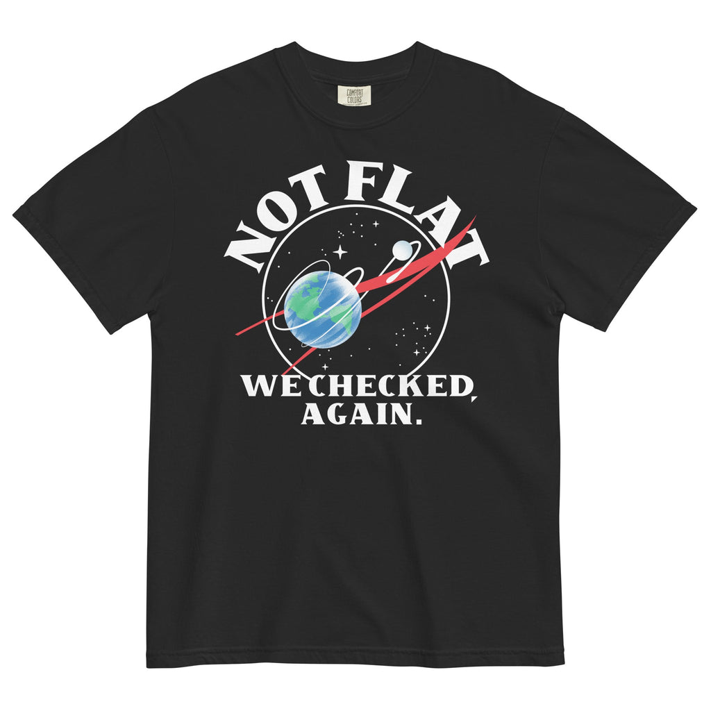 Not Flat We Checked Again Men's Relaxed Fit Tee