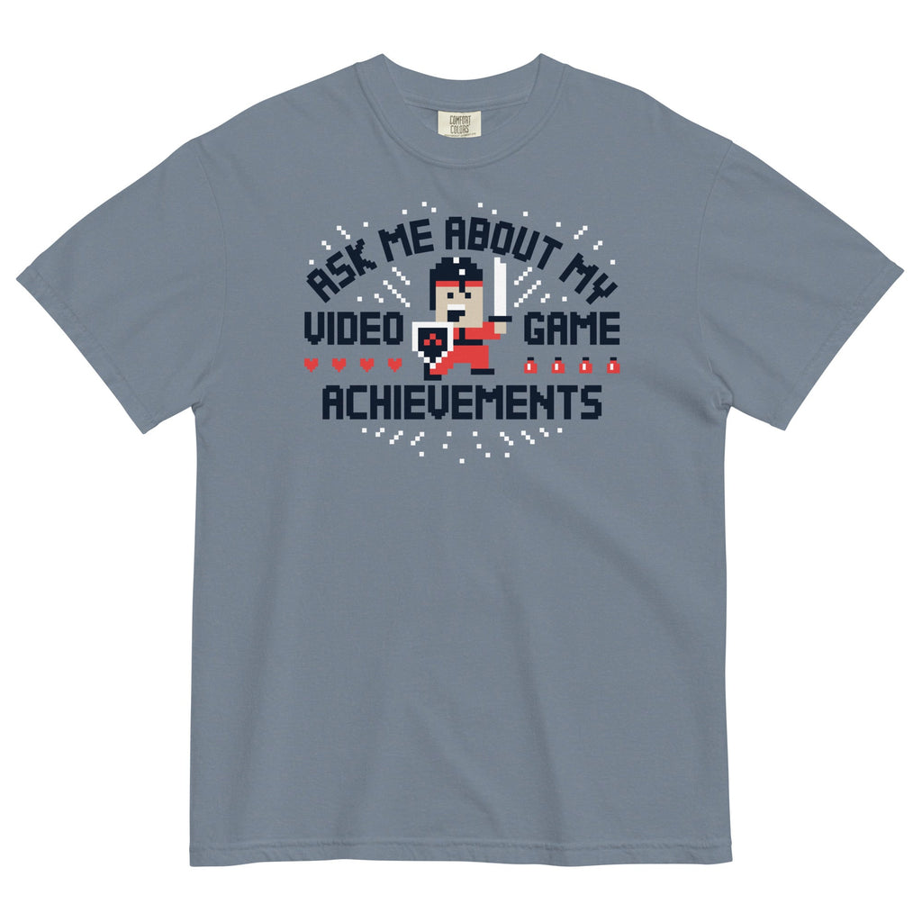 Ask Me About My Video Game Achievements Men's Relaxed Fit Tee