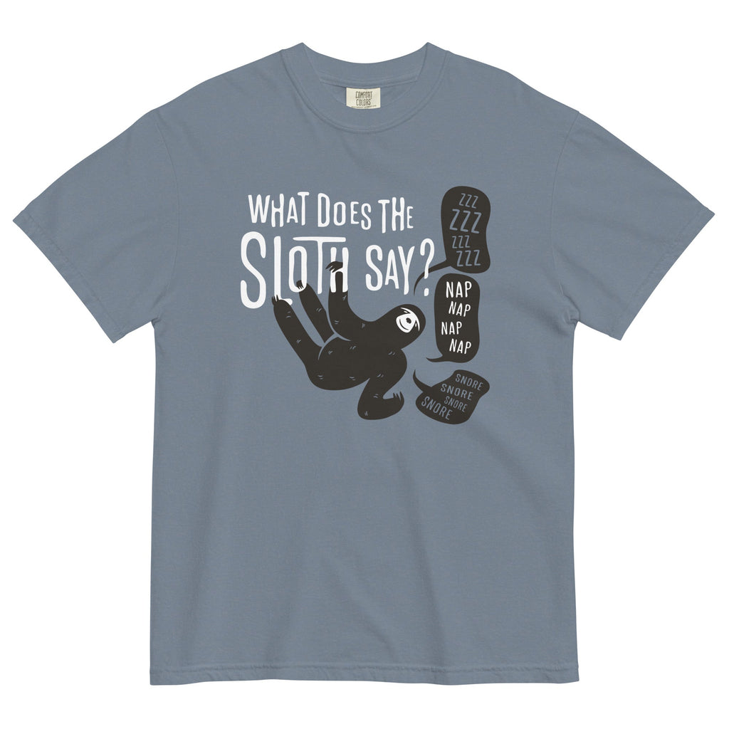 What Does The Sloth Say? Men's Relaxed Fit Tee