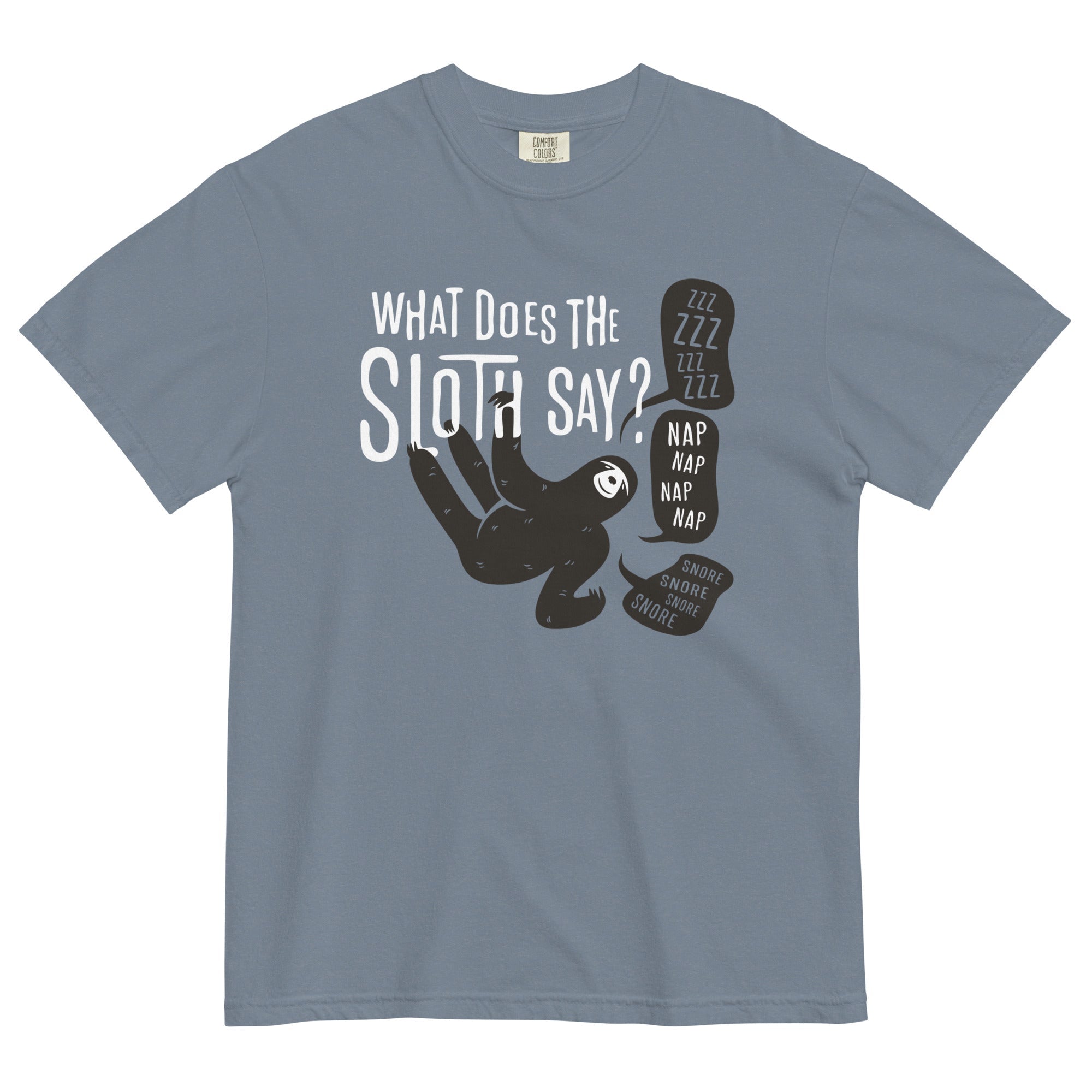 What Does The Sloth Say? Men's Relaxed Fit Tee