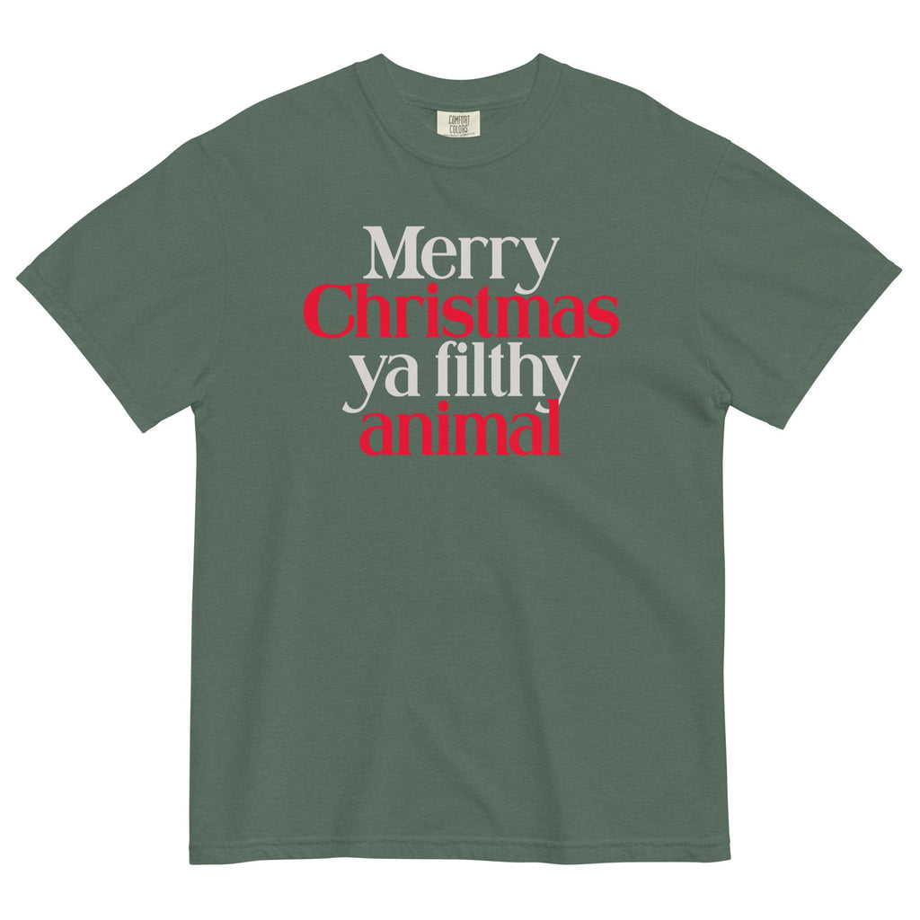 Merry Christmas Ya Filthy Animal Men's Relaxed Fit Tee