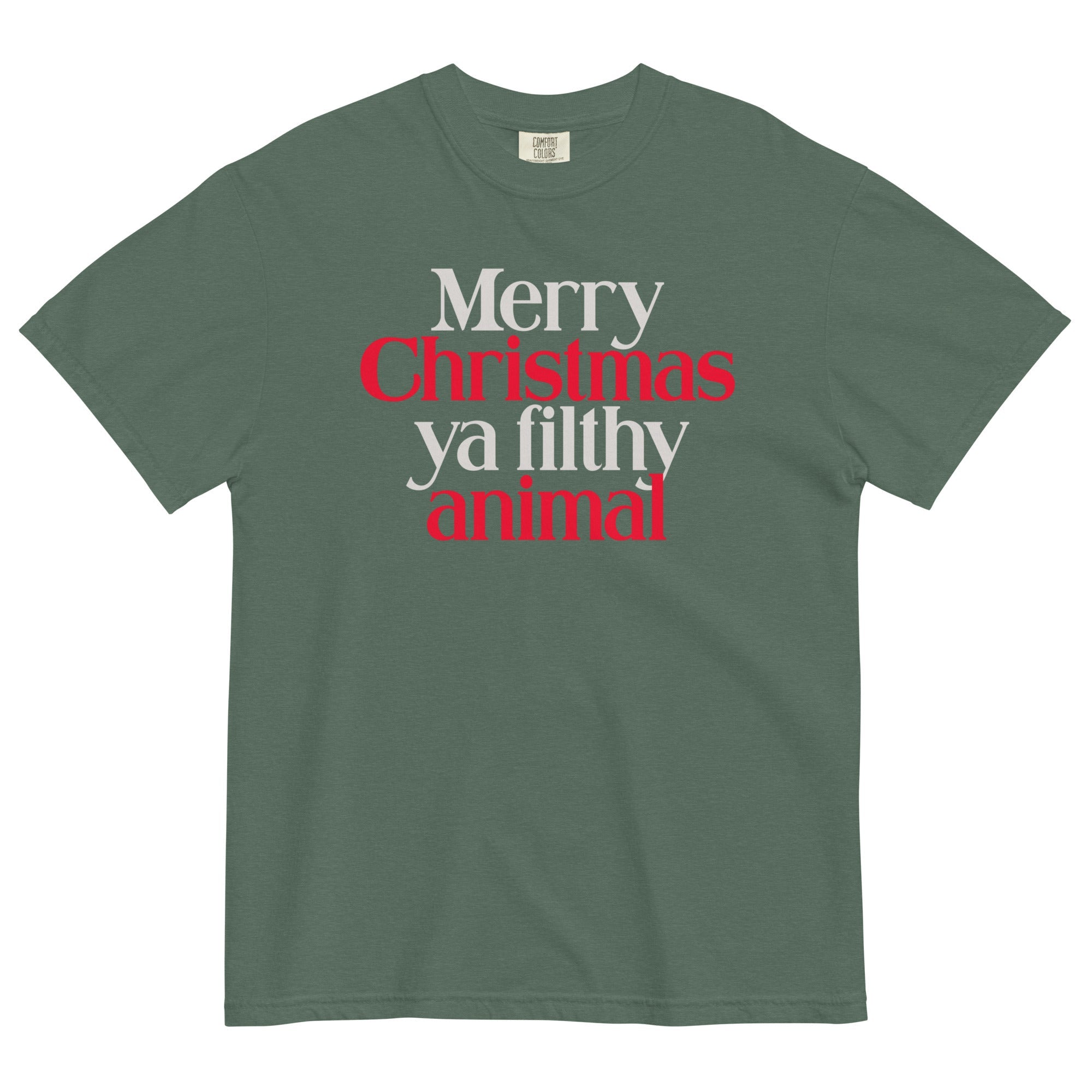 Merry Christmas Ya Filthy Animal Men's Relaxed Fit Tee