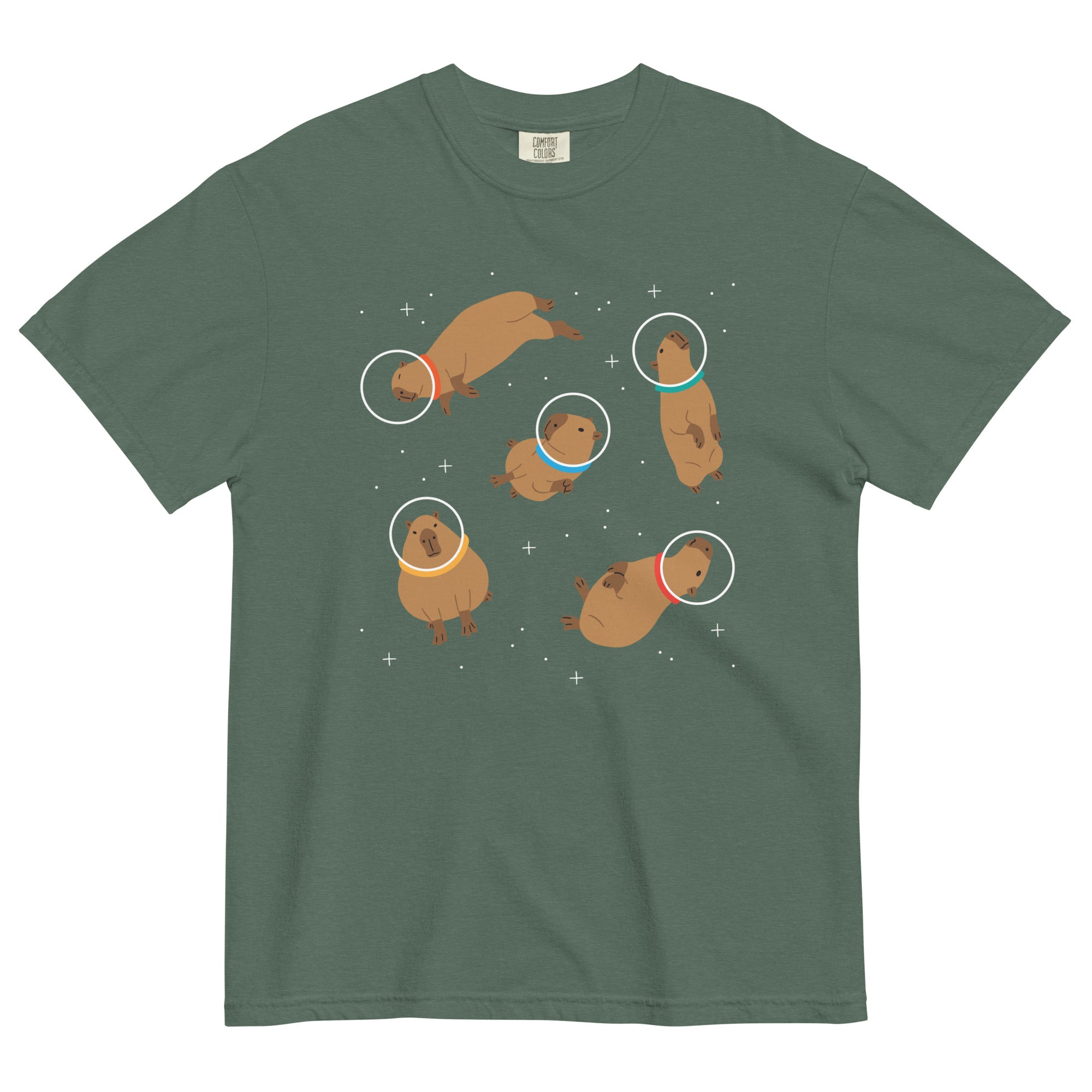 Capybaras In Space Men's Relaxed Fit Tee