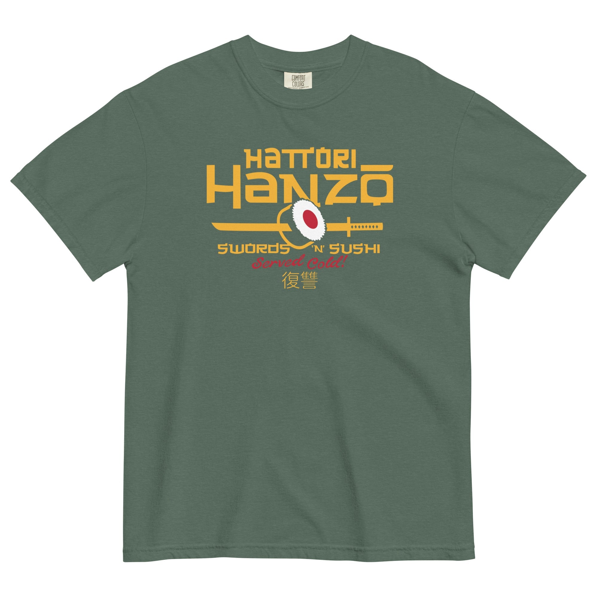 Hattori Hanzo Swords 'n' Sushi Men's Relaxed Fit Tee
