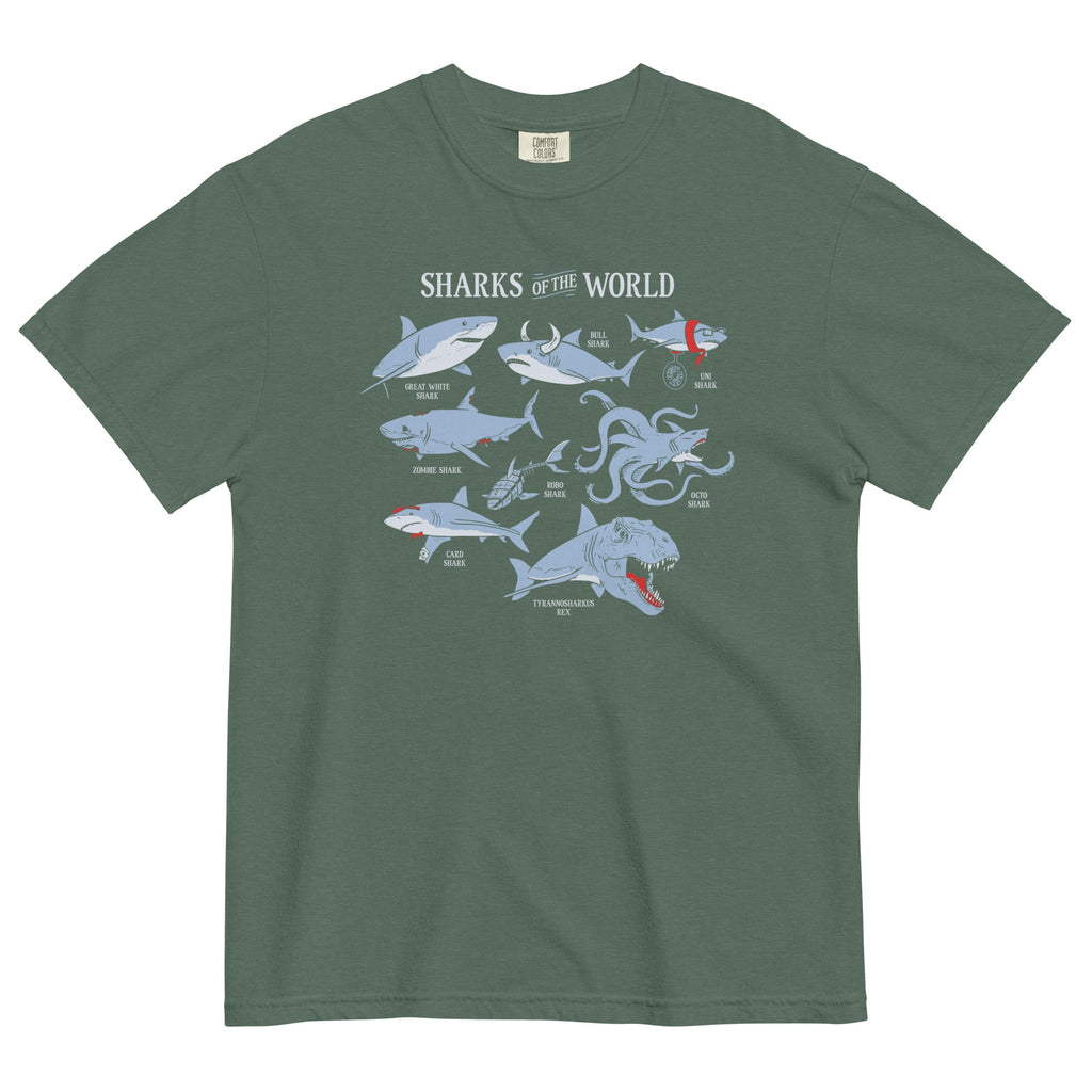 Sharks Of The World Men's Relaxed Fit Tee