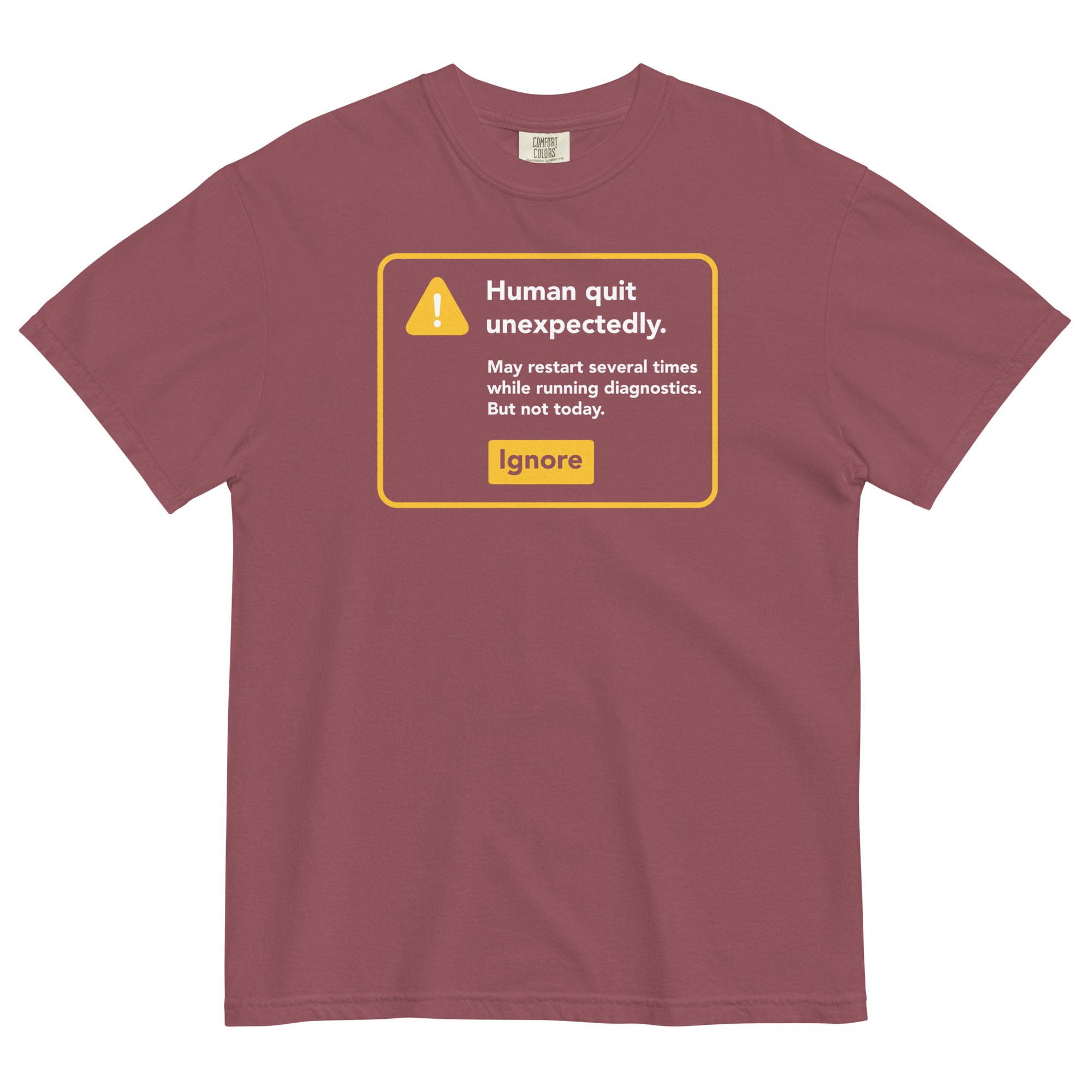 Human Quit Unexpectedly Men's Relaxed Fit Tee
