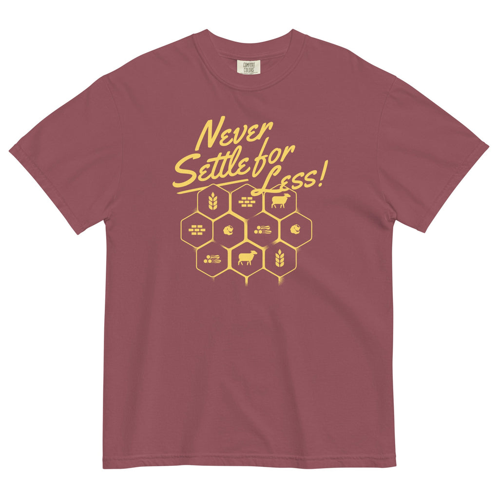 Never Settle For Less Men's Relaxed Fit Tee