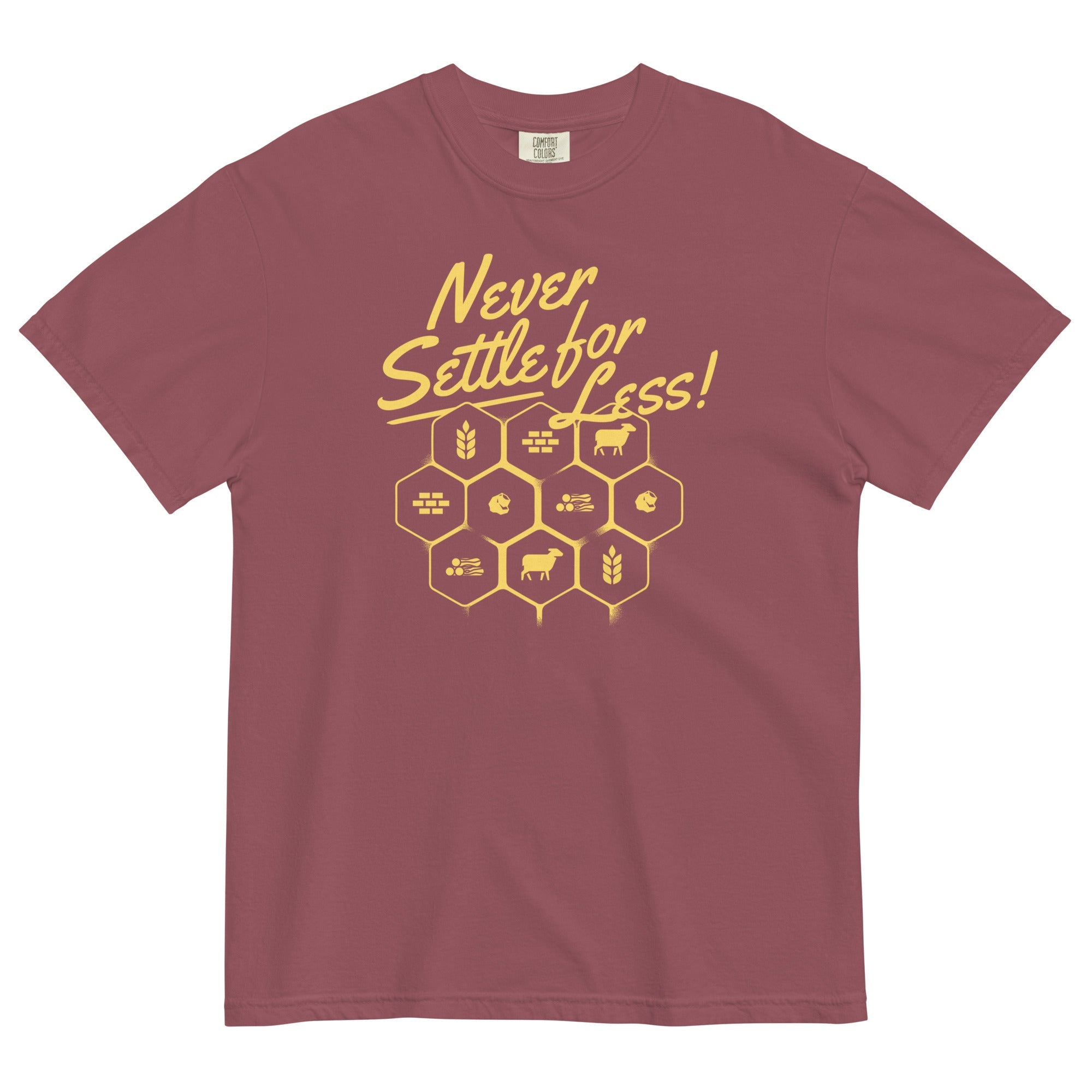 Never Settle For Less Men's Relaxed Fit Tee