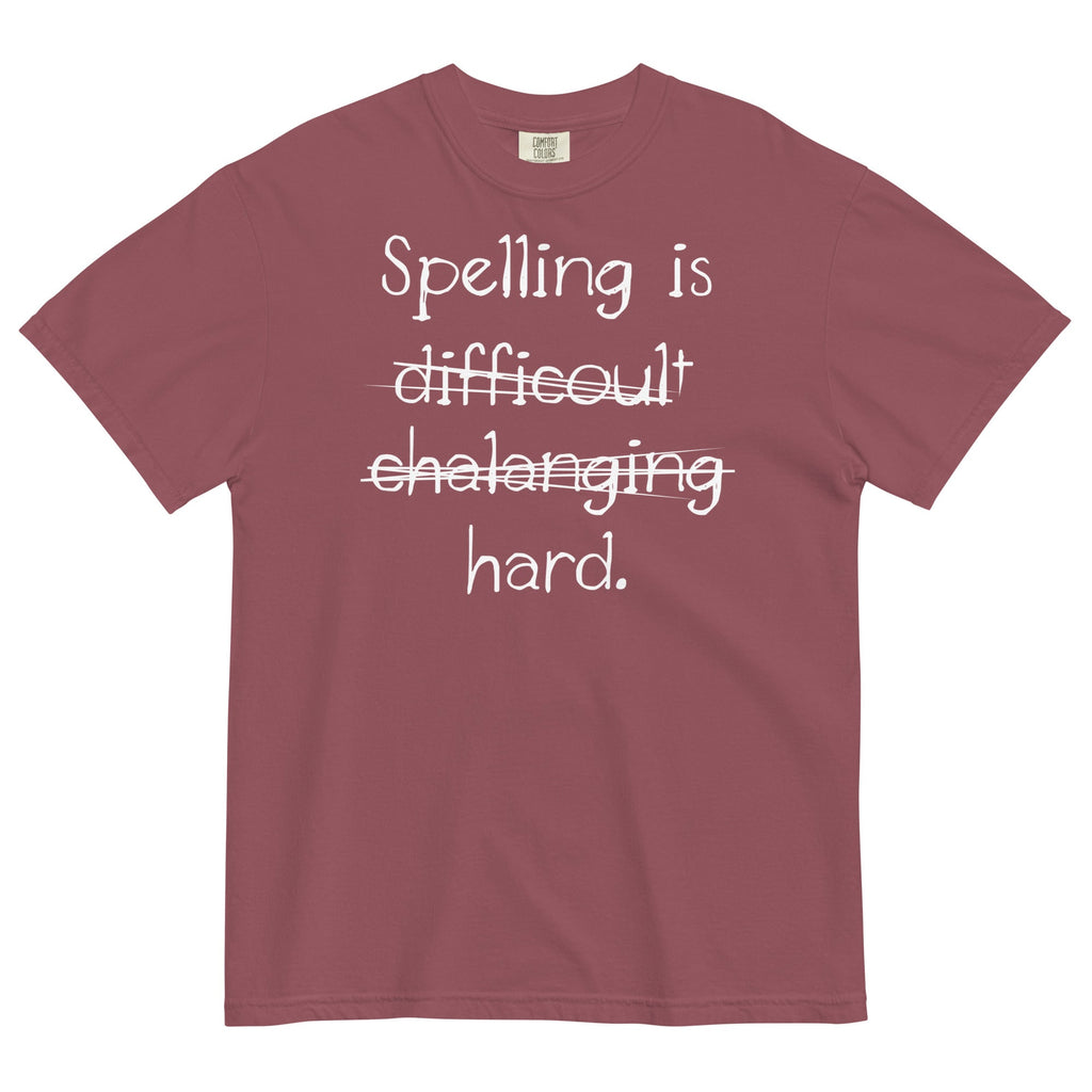 Spelling Is Hard Men's Relaxed Fit Tee