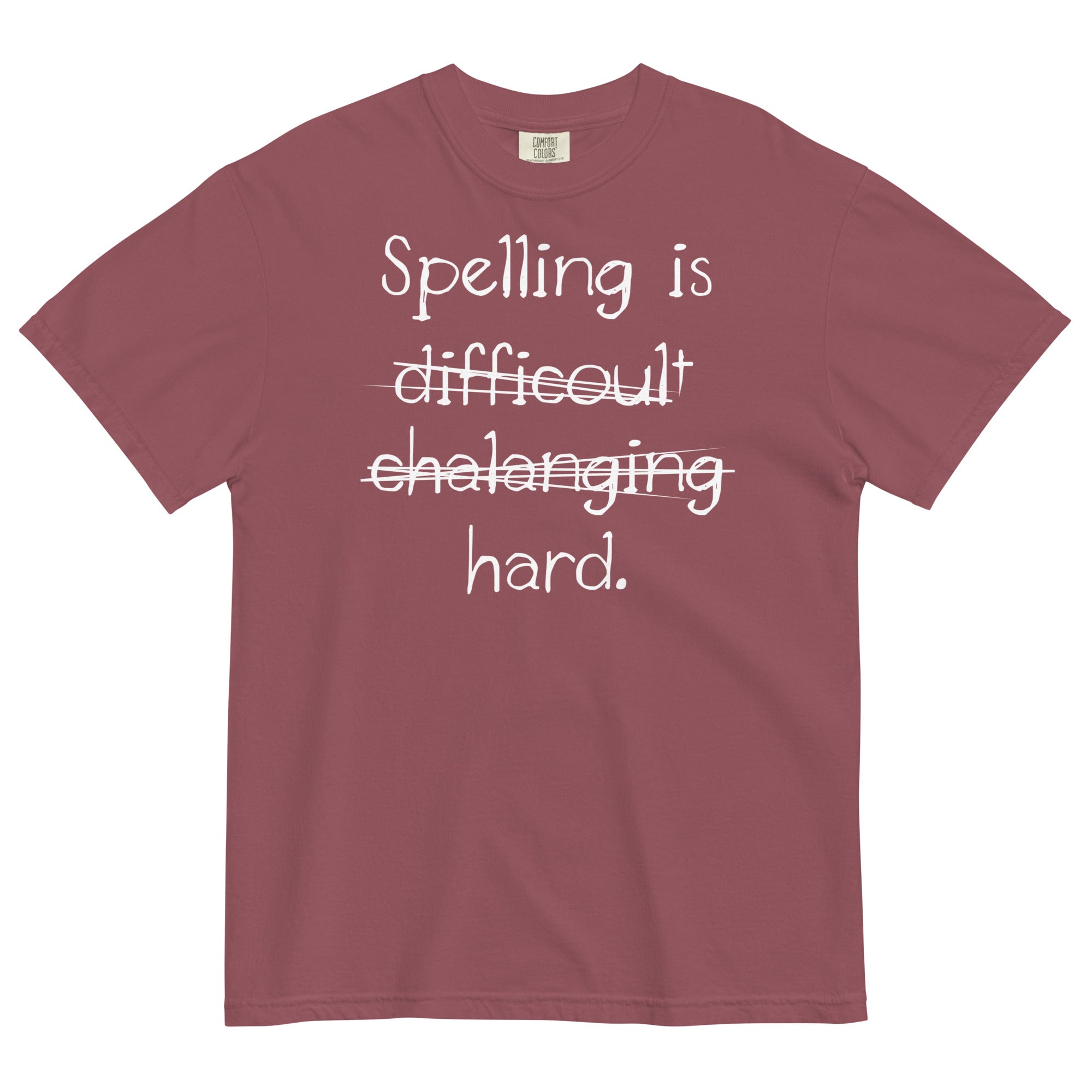 Spelling Is Hard Men's Relaxed Fit Tee