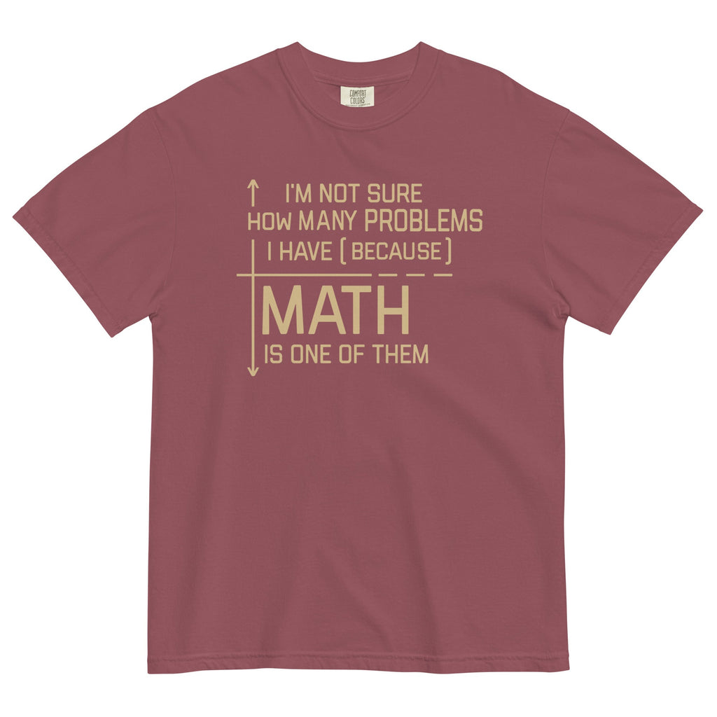 I'm Not Sure How Many Problems I Have Men's Relaxed Fit Tee