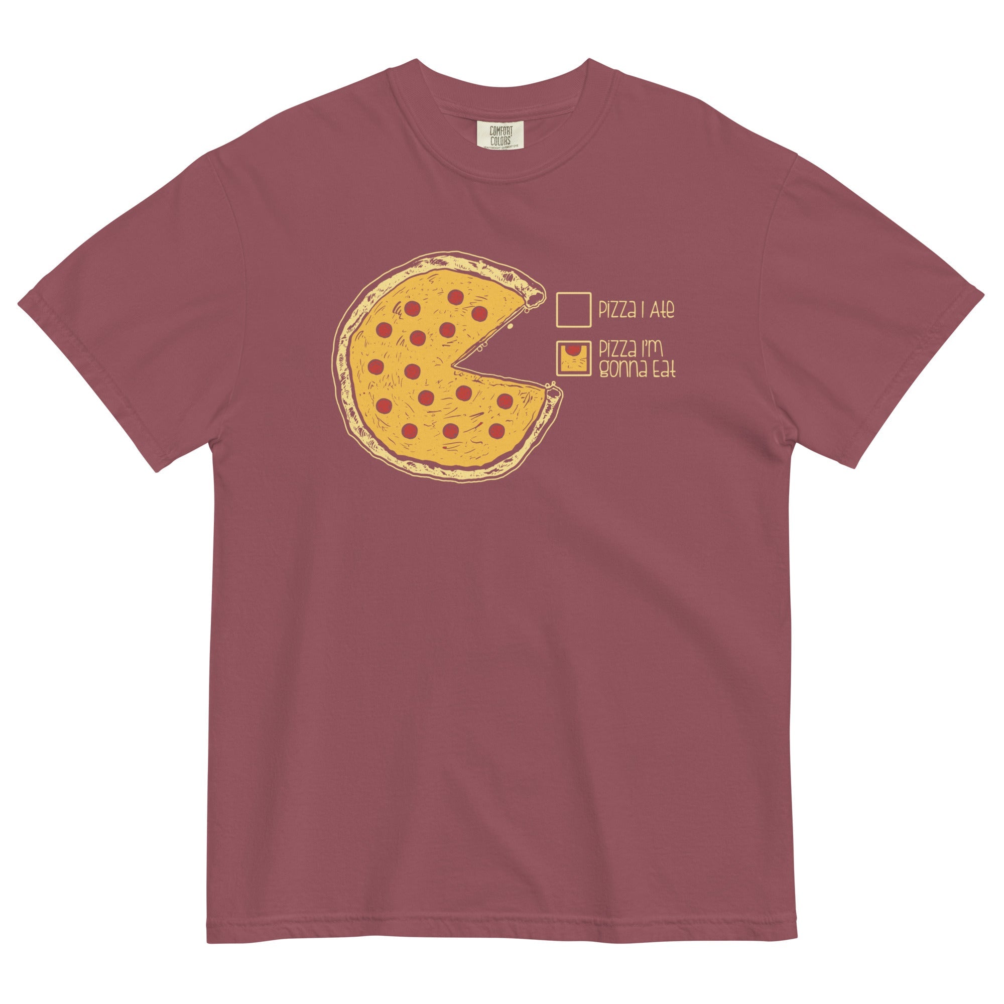 Pizza Pie Chart Men's Relaxed Fit Tee