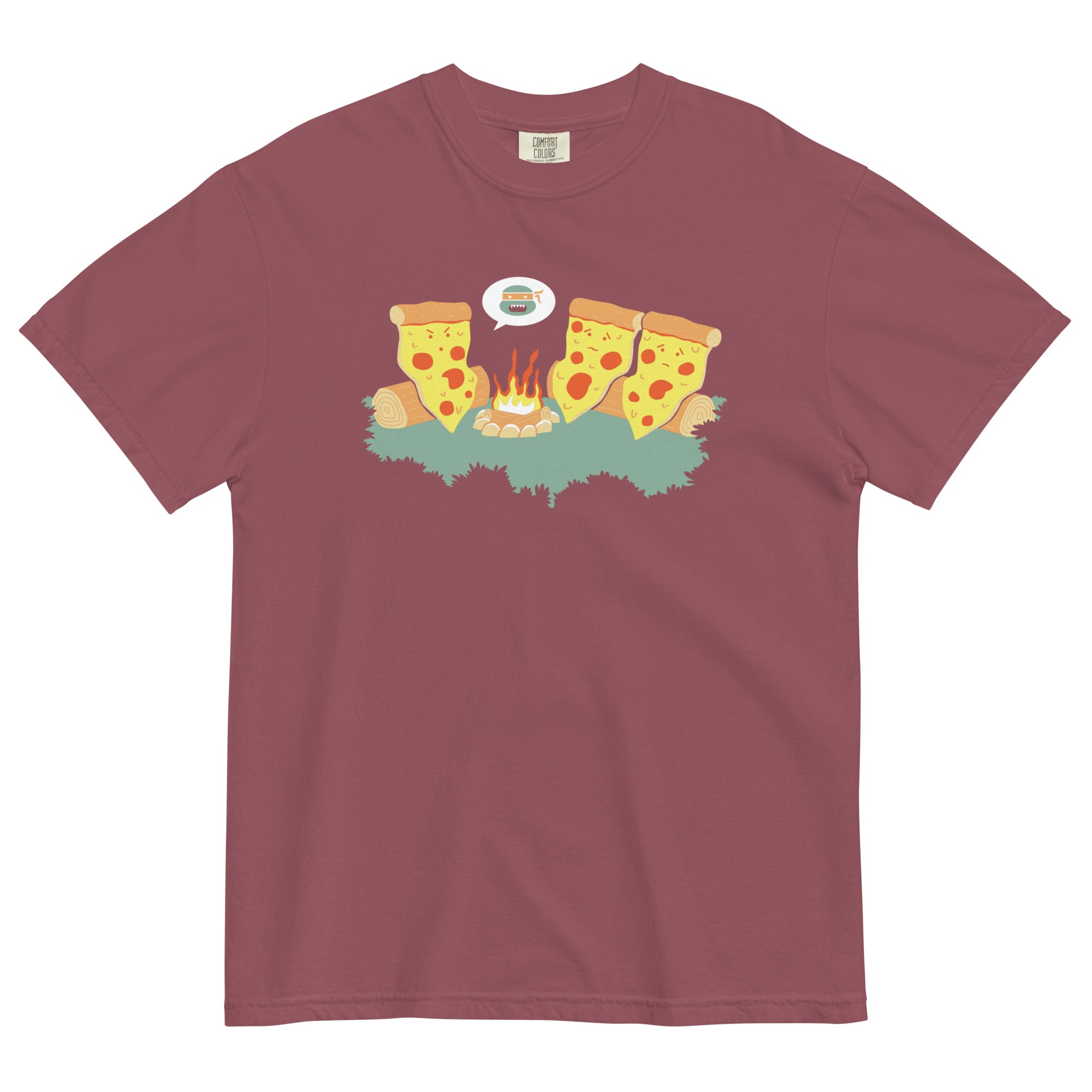 Pizza Campfire Story Men's Relaxed Fit Tee